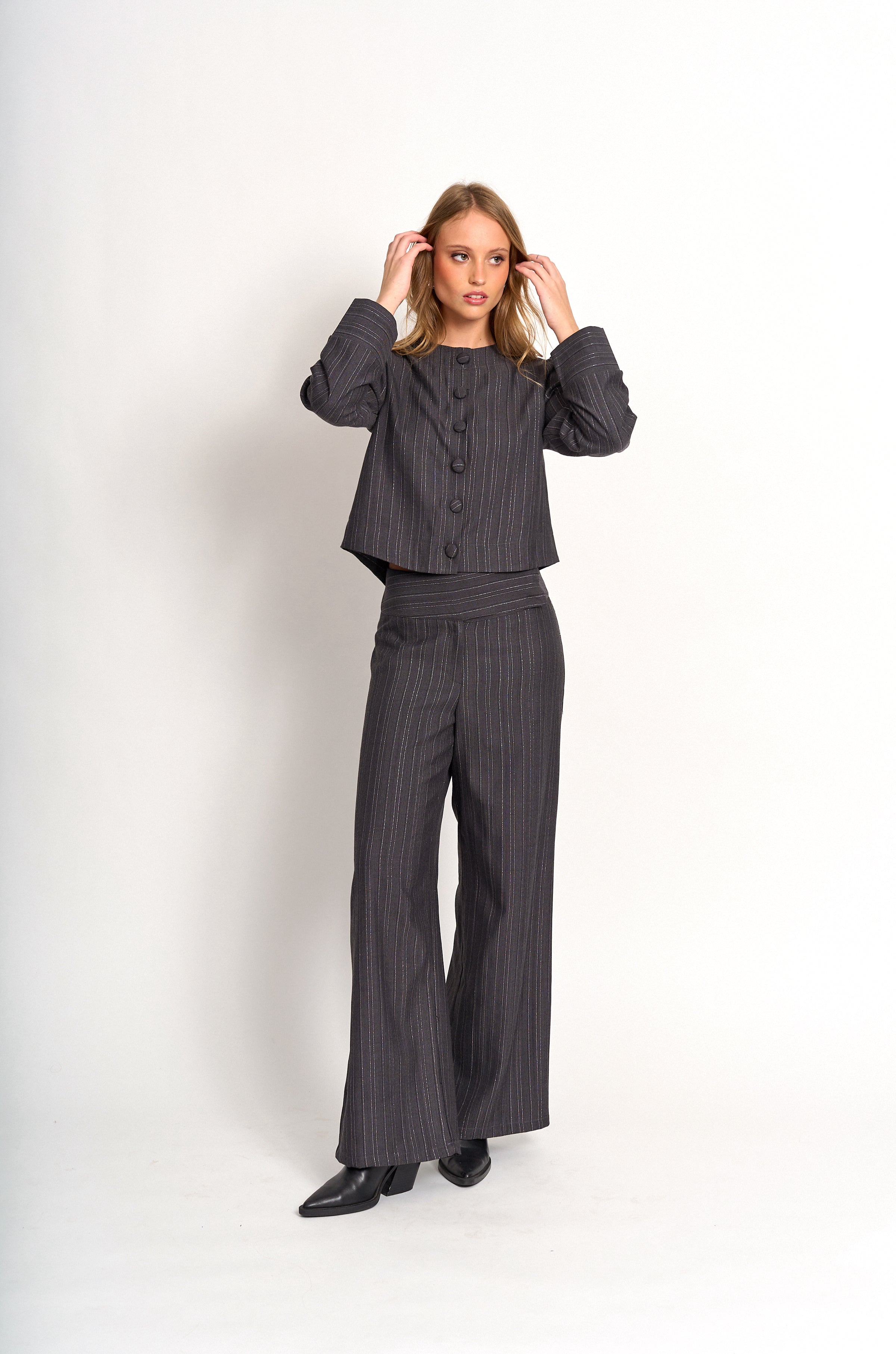 Blusa Sarai Gris - PRE VENTA