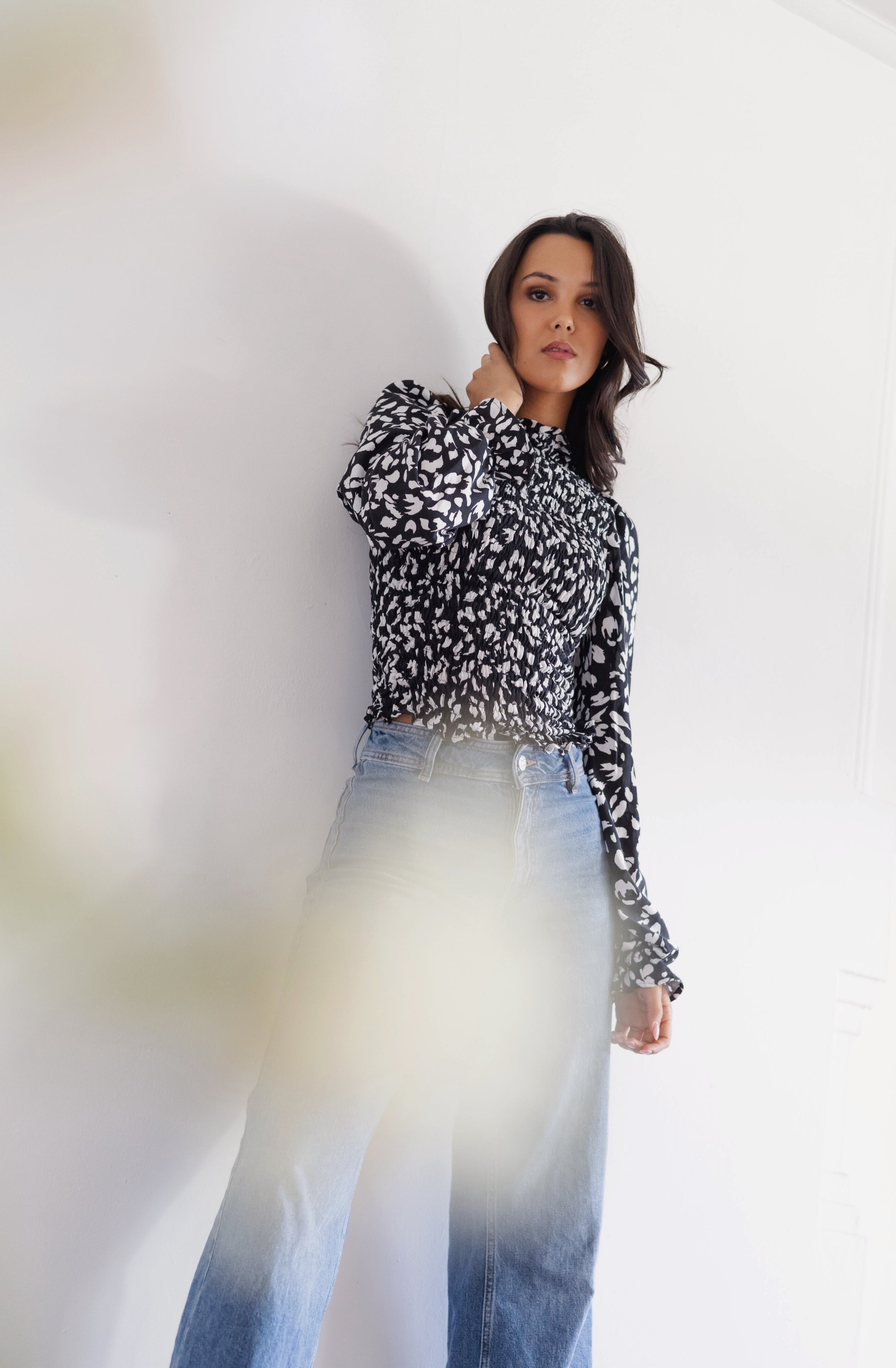 Top Vittoria Negro Print