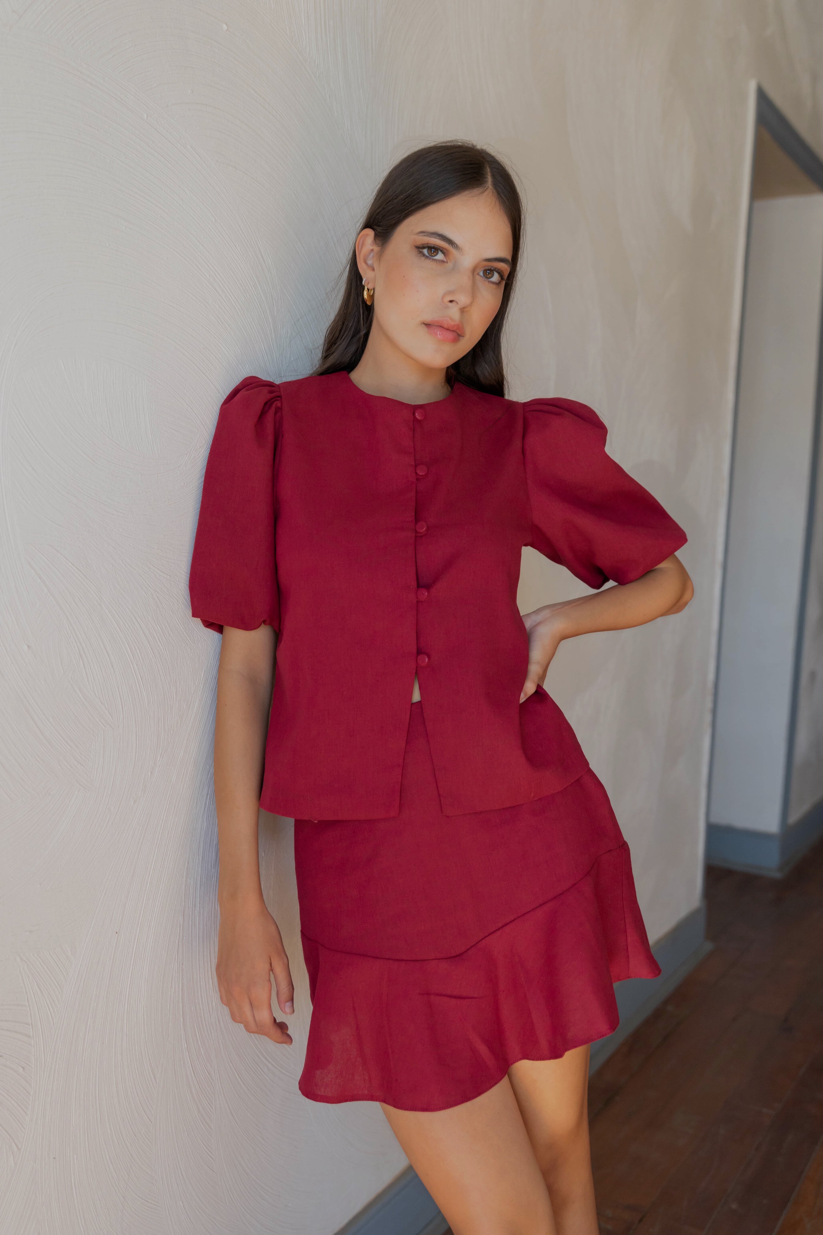 Falda Gio Burdeo- VENTA FINAL
