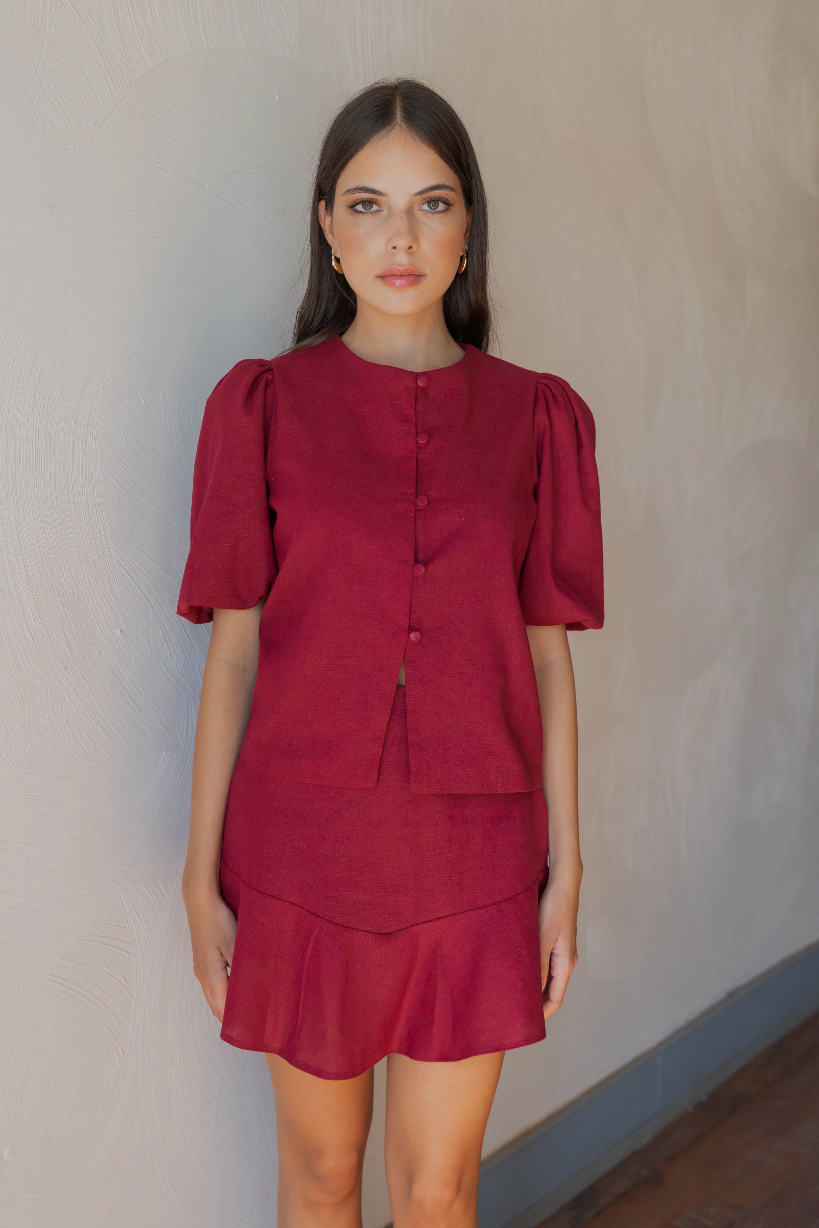 Falda Gio Burdeo- VENTA FINAL