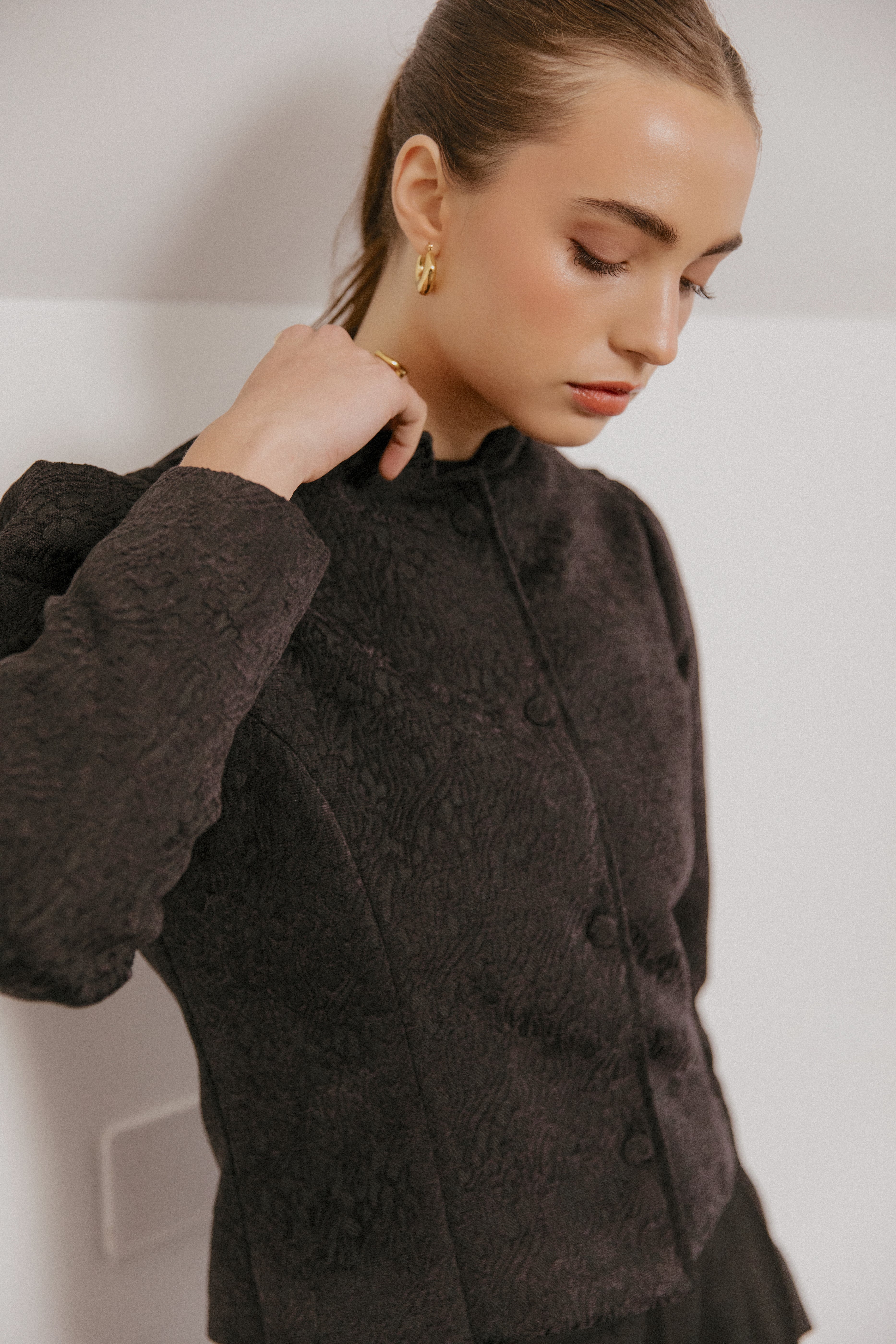 Chaqueta Elegante Allure Negro