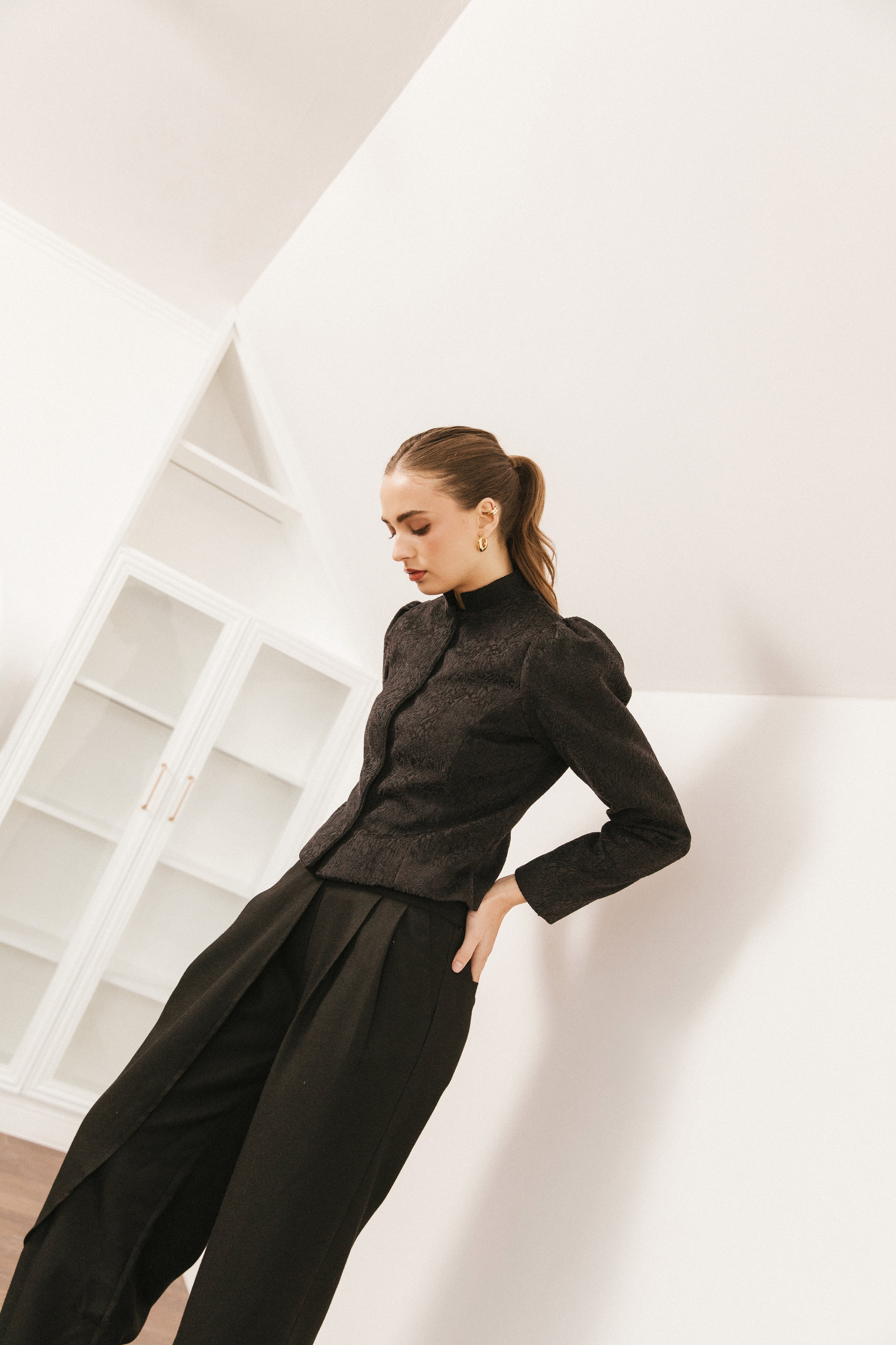 Chaqueta Elegante Allure Negro