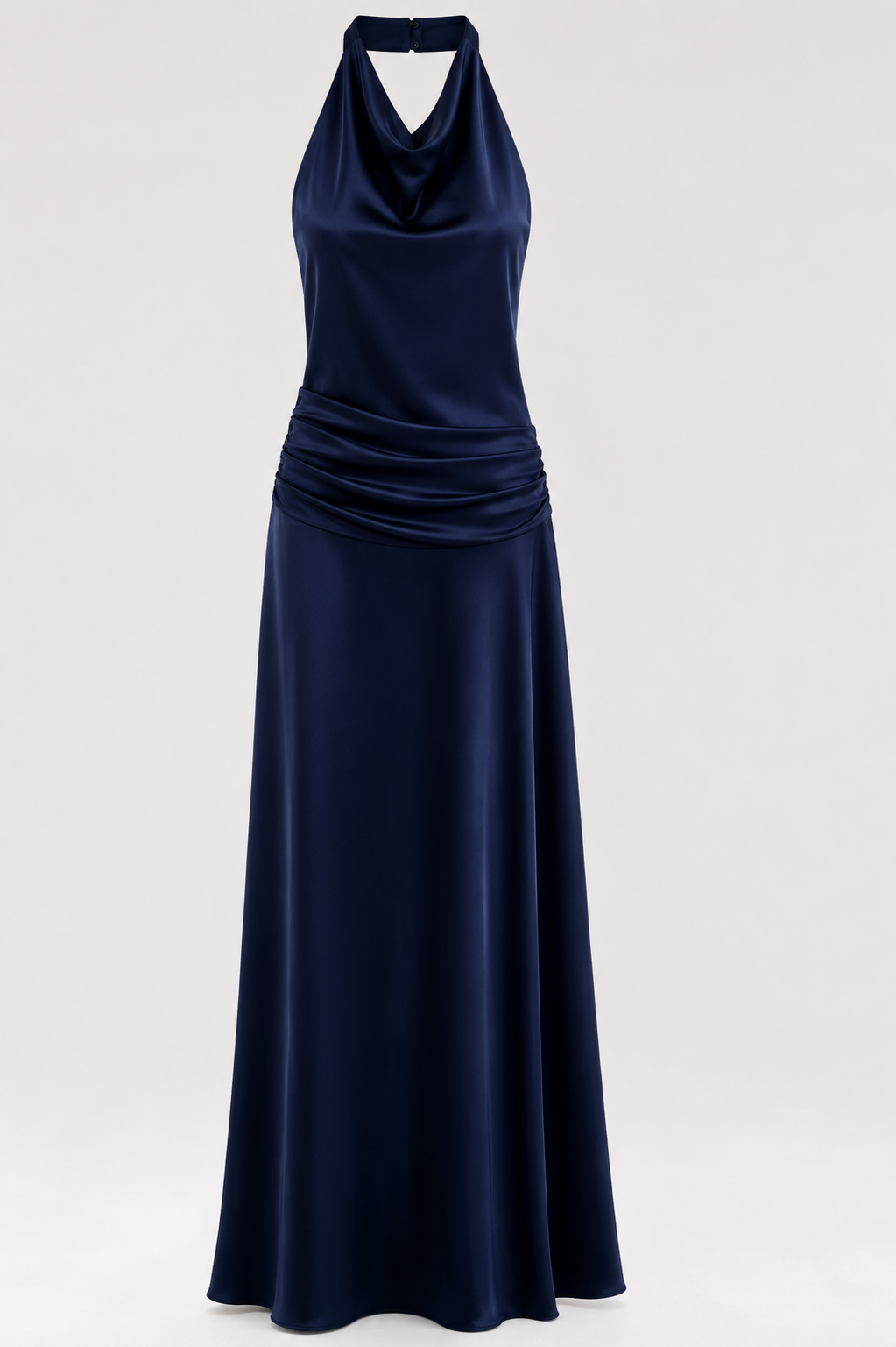 Vestido Fiesta Gala Azul Terciopelo