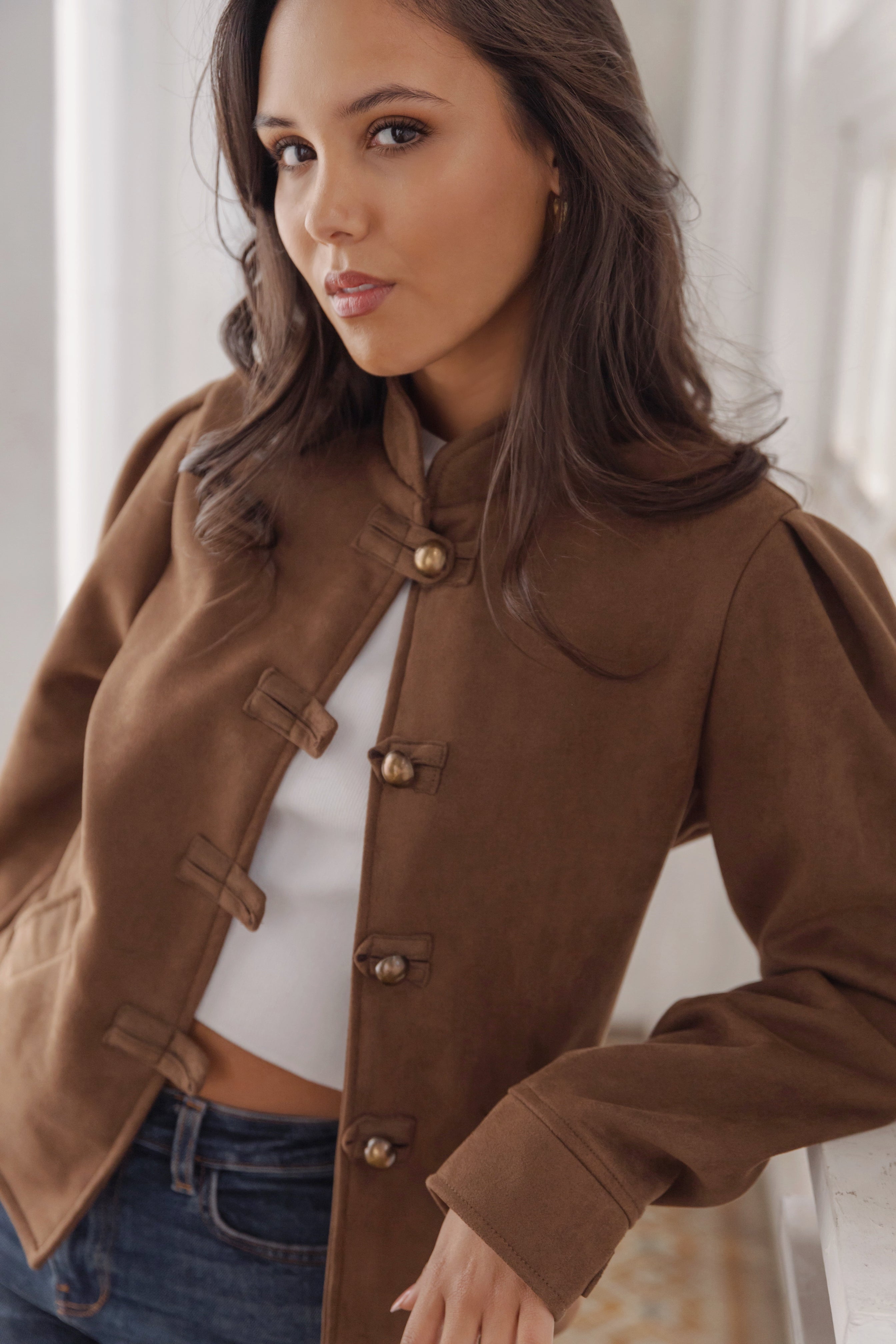 Chaqueta Akane Mocca