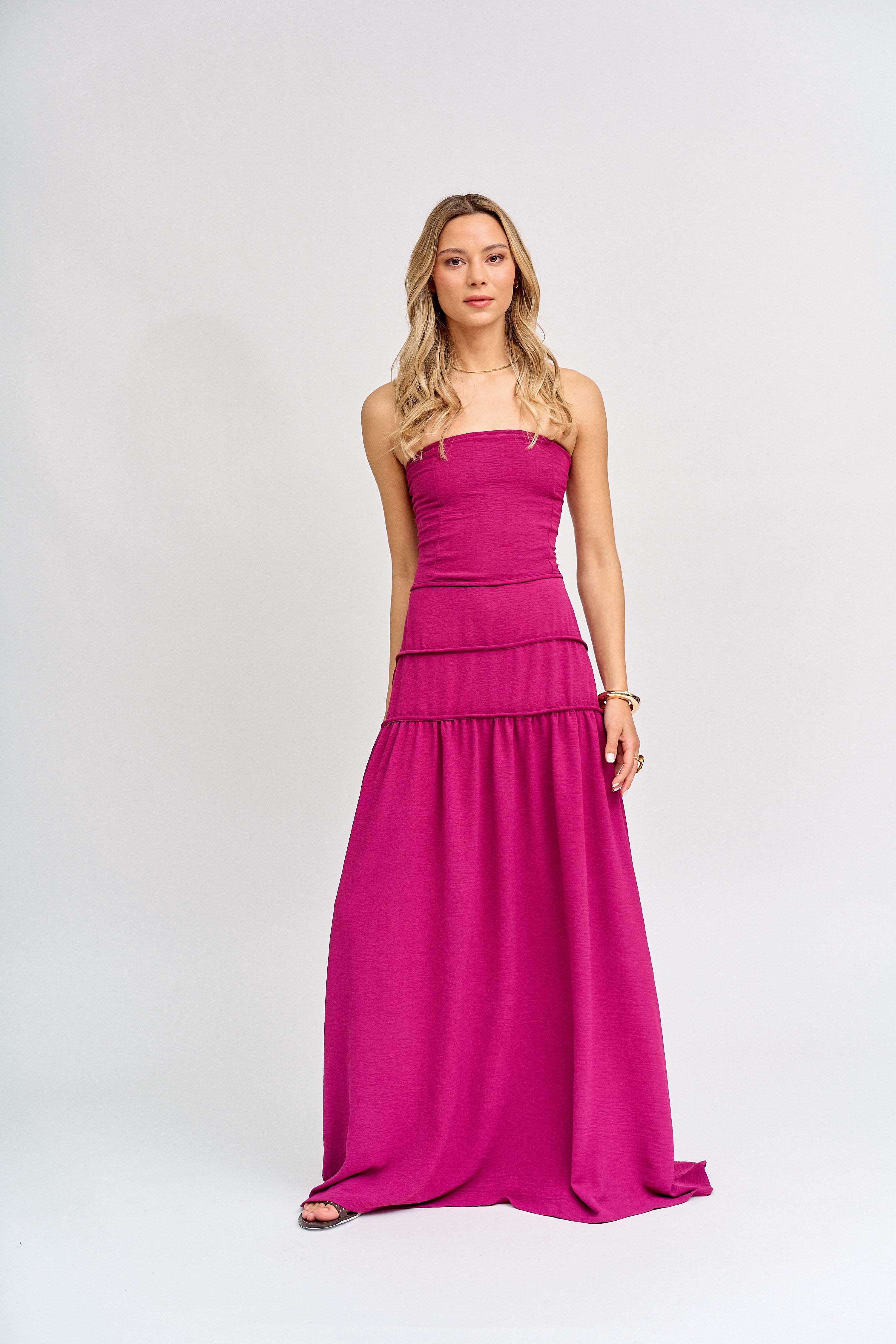 Vestido Clara Magenta