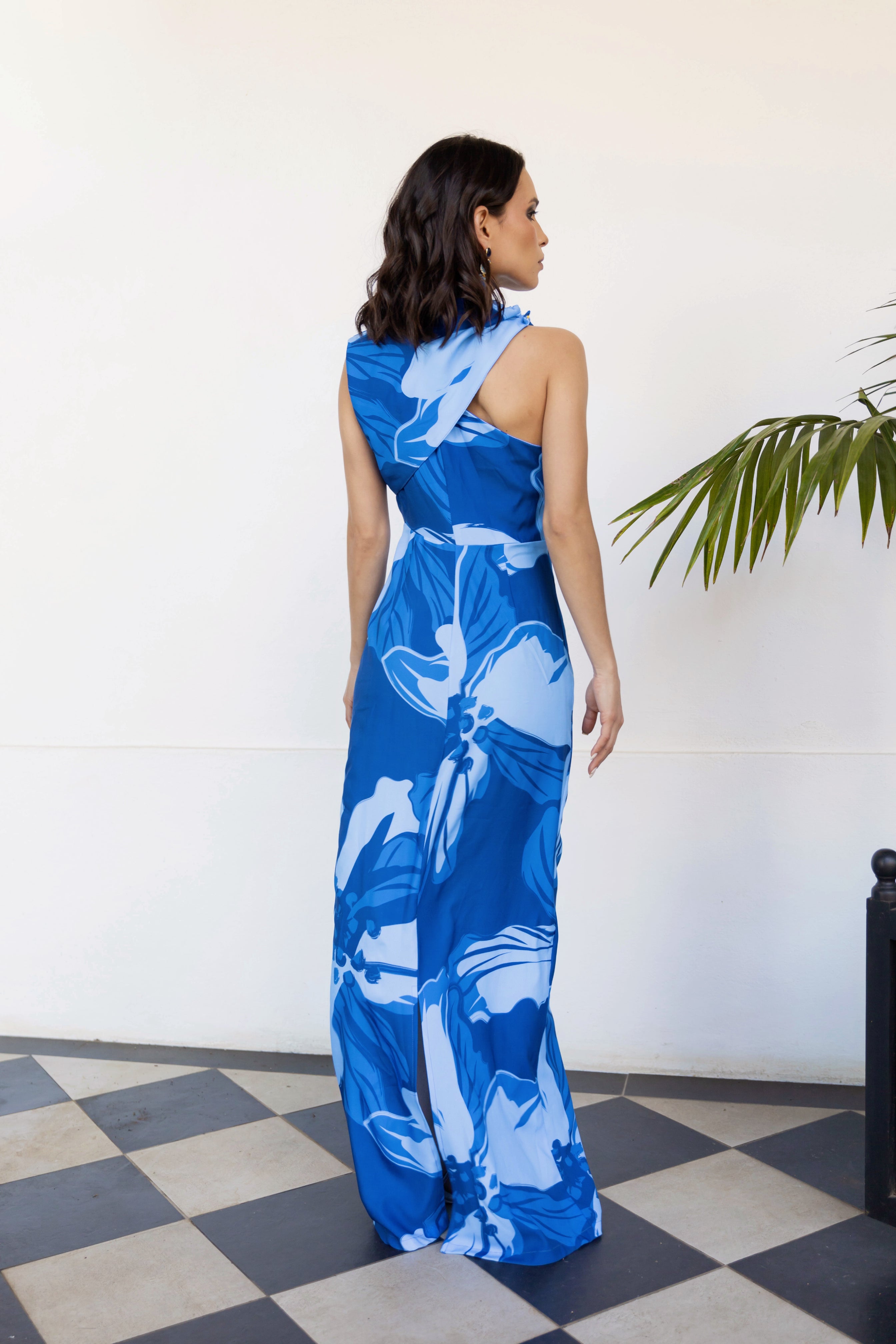 Vestido Siara Azul Print - Edición Limitada