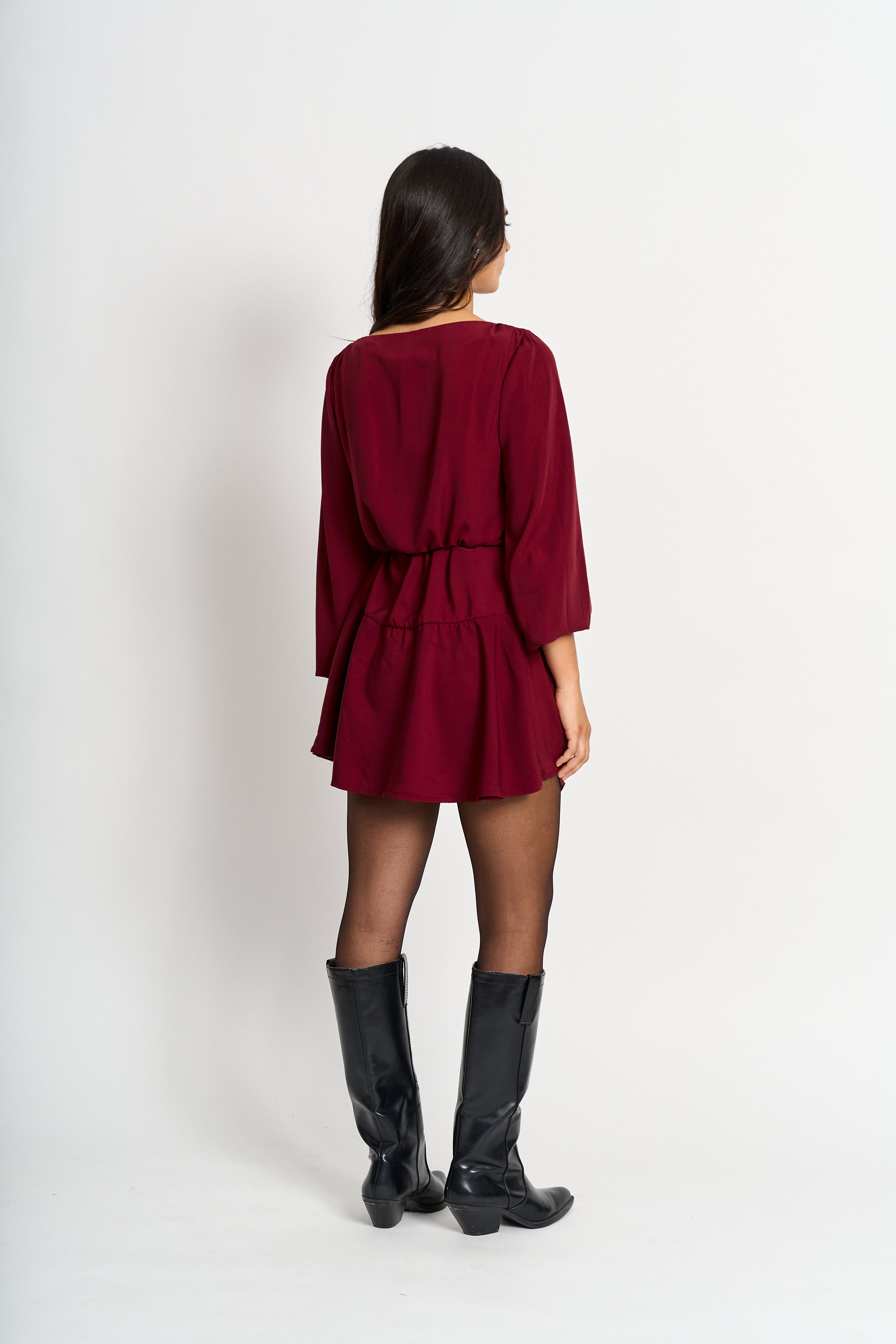 Vestido Janine Burdeo