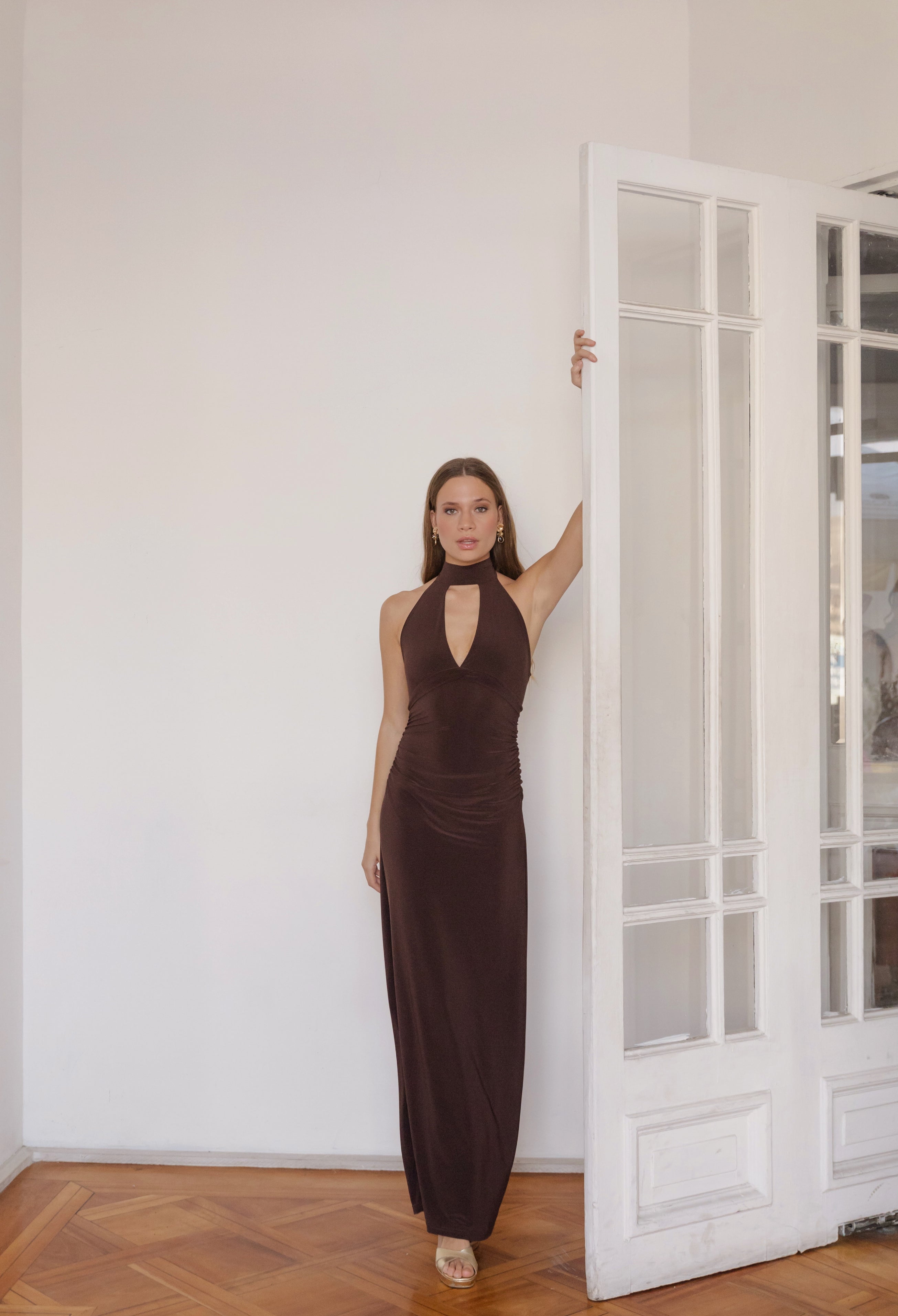 Vestido Arletta Mocca