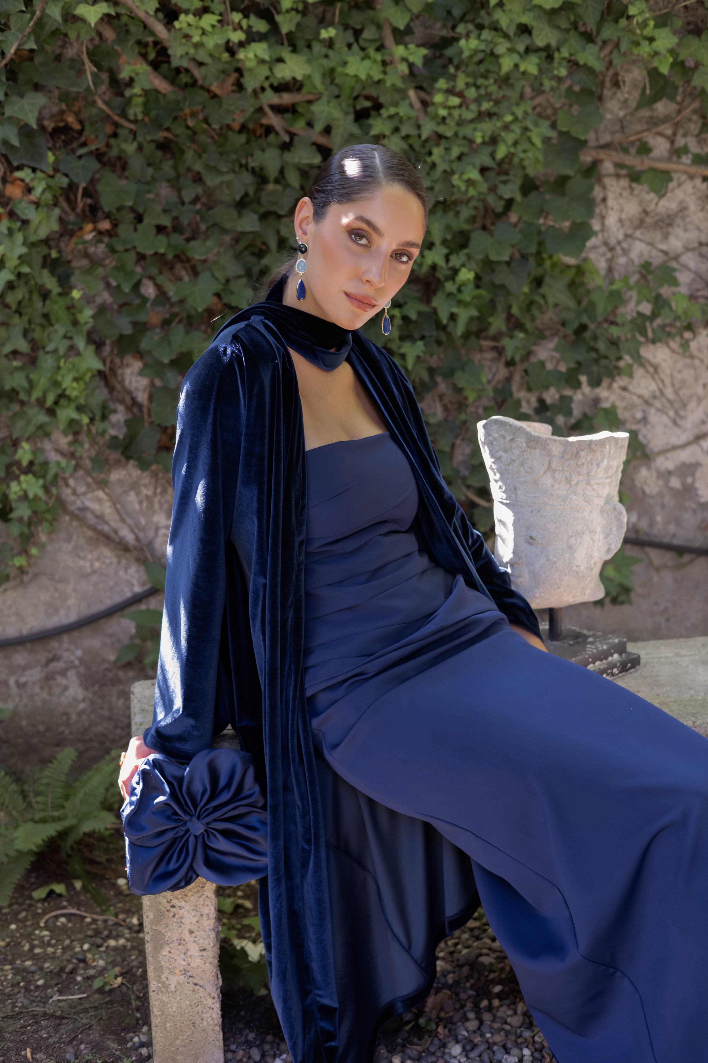 Kimono Maureen Azul Fiesta