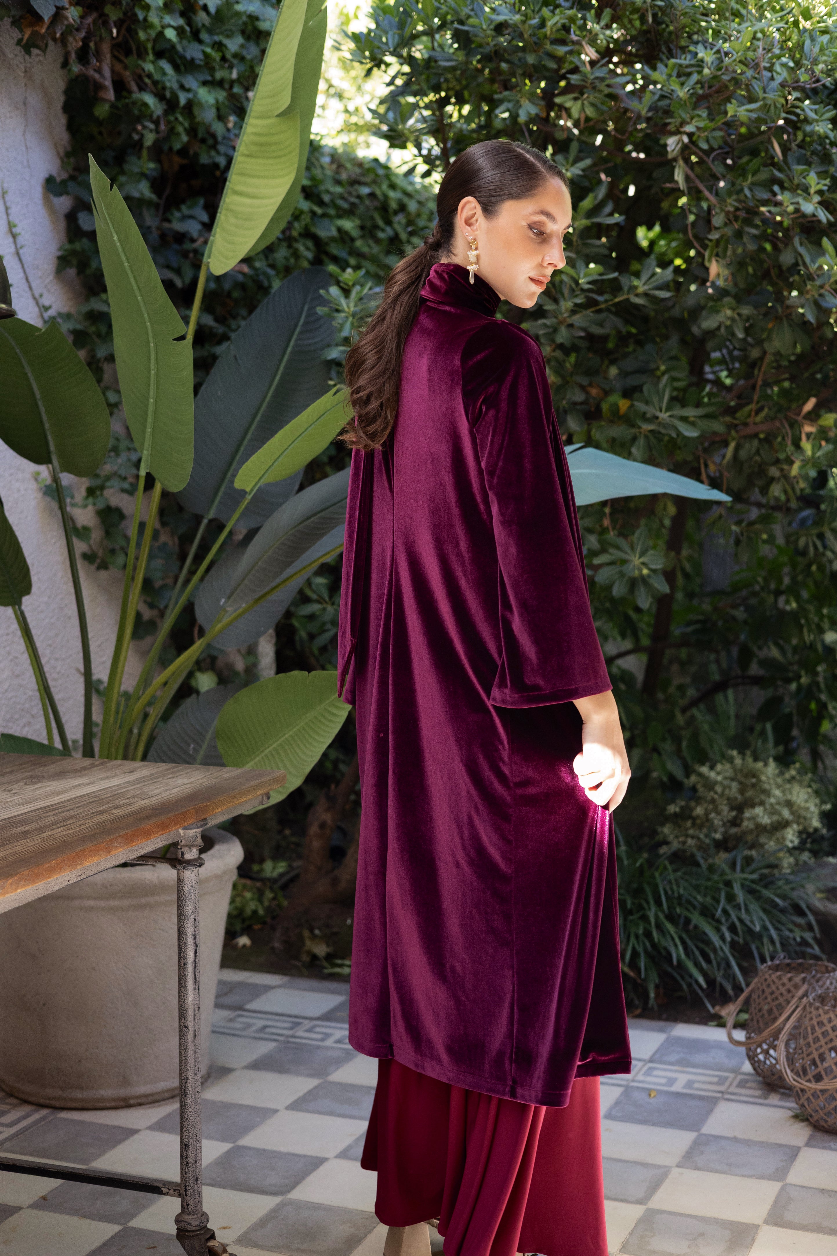 Kimono terciopelo Maureen Burdeo