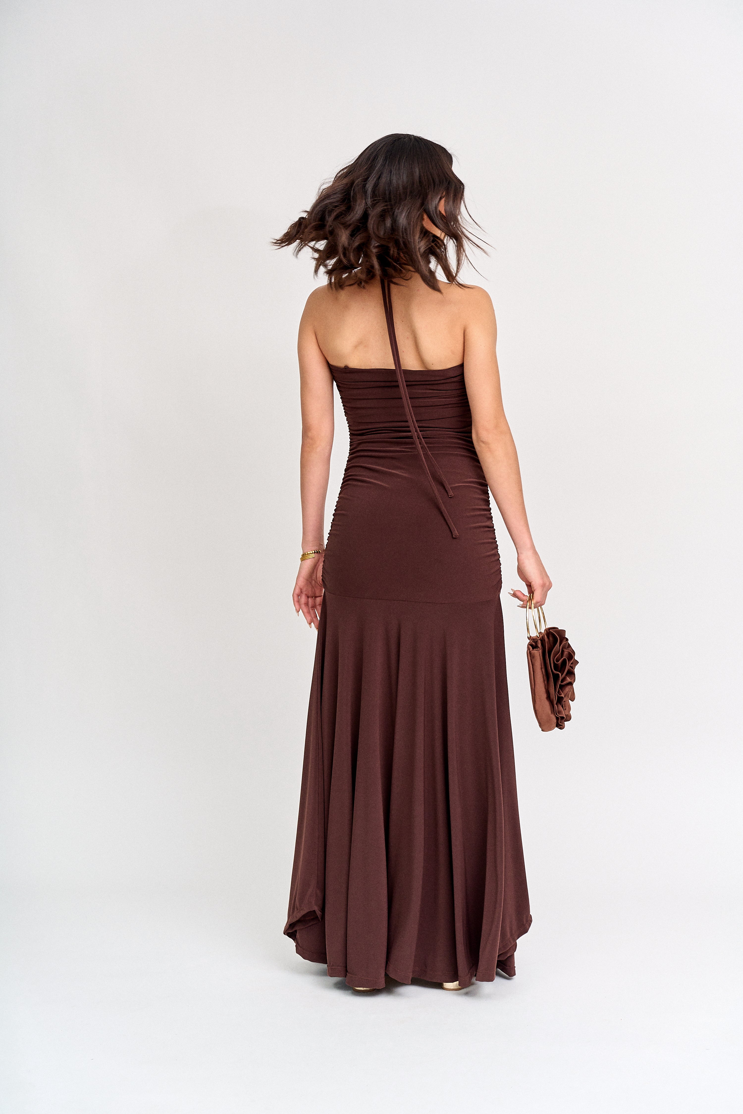 Vestido Noemí Mocca