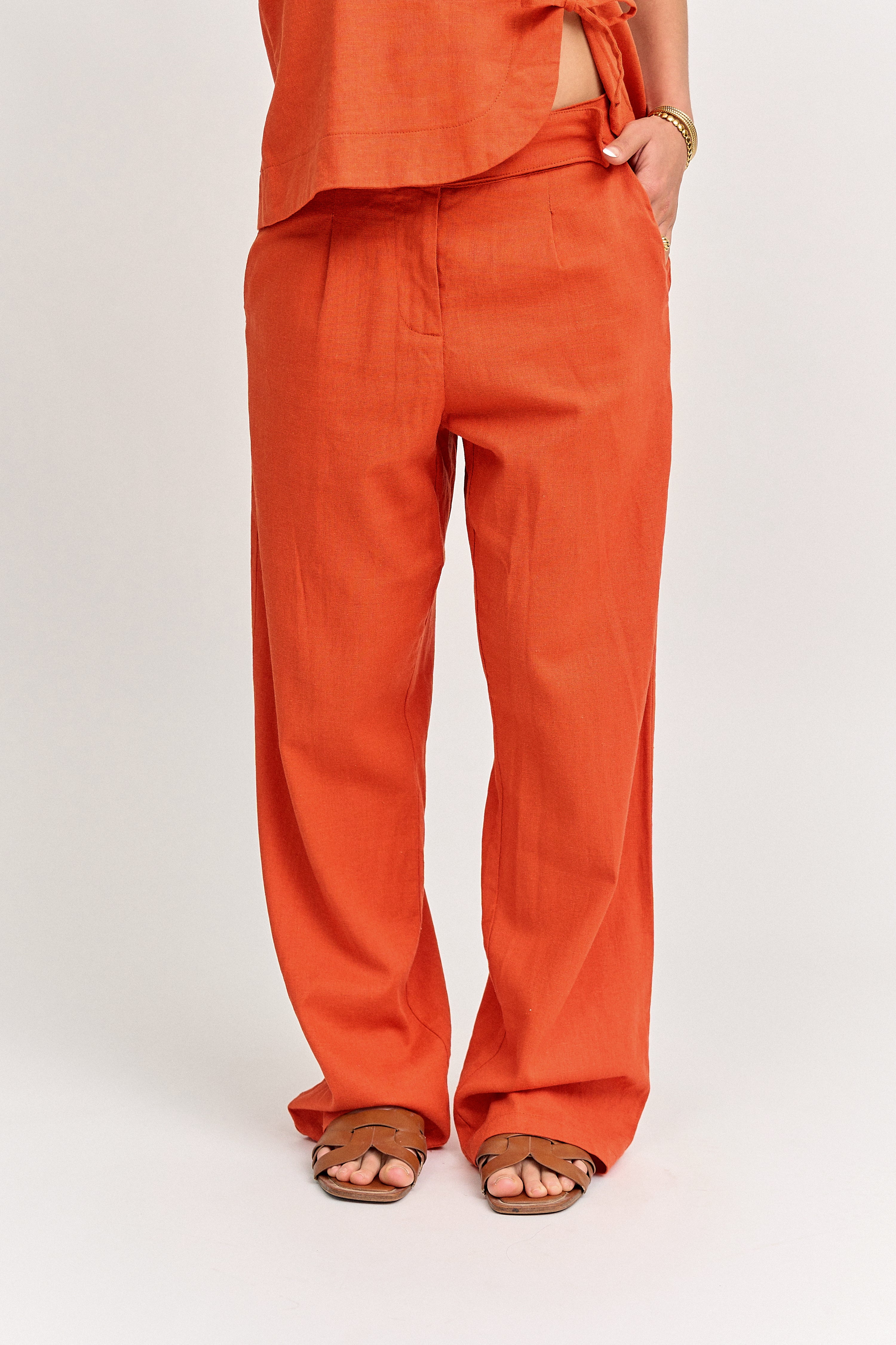 Pantalón Mara Terracota
