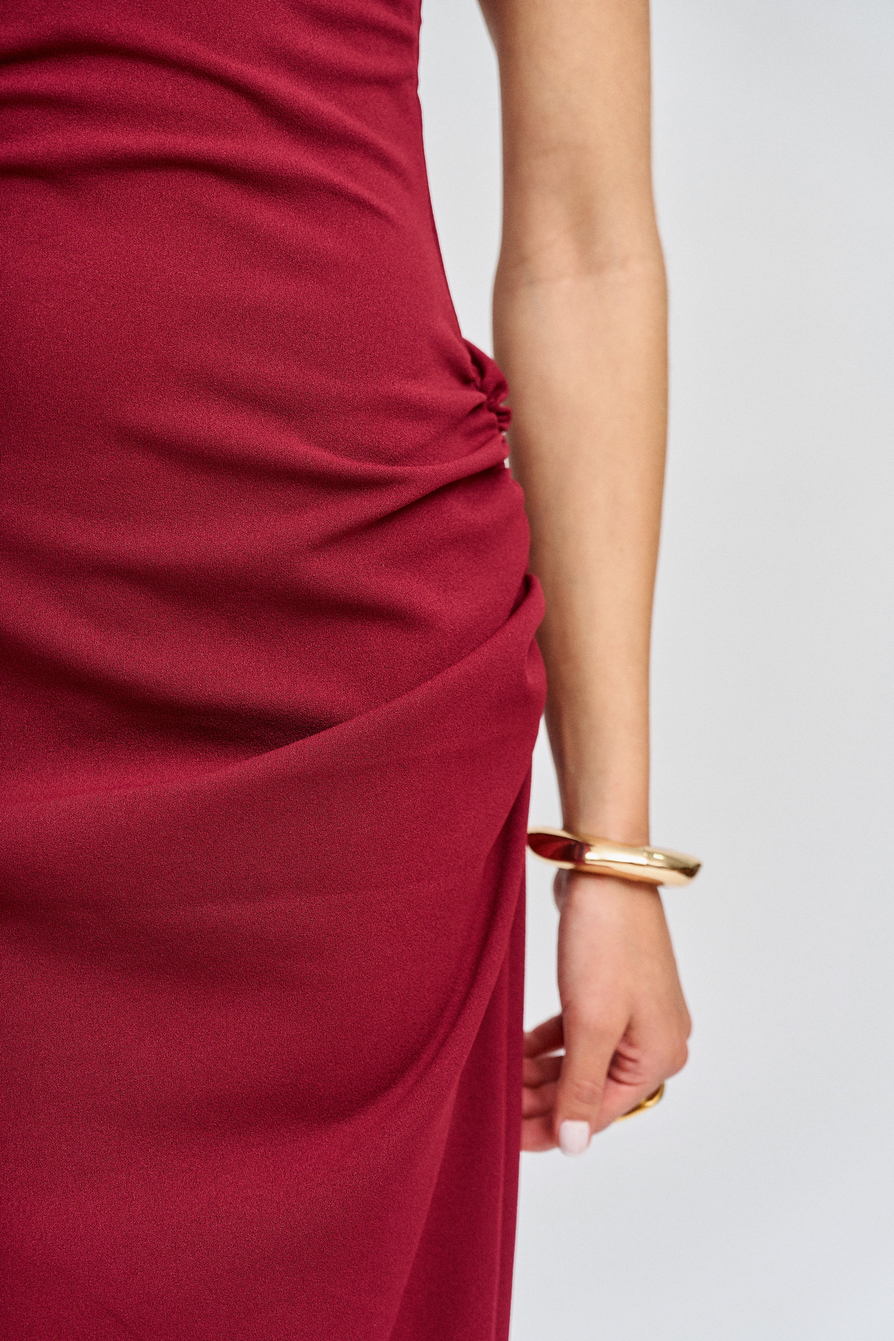 Vestido Madison Burdeo