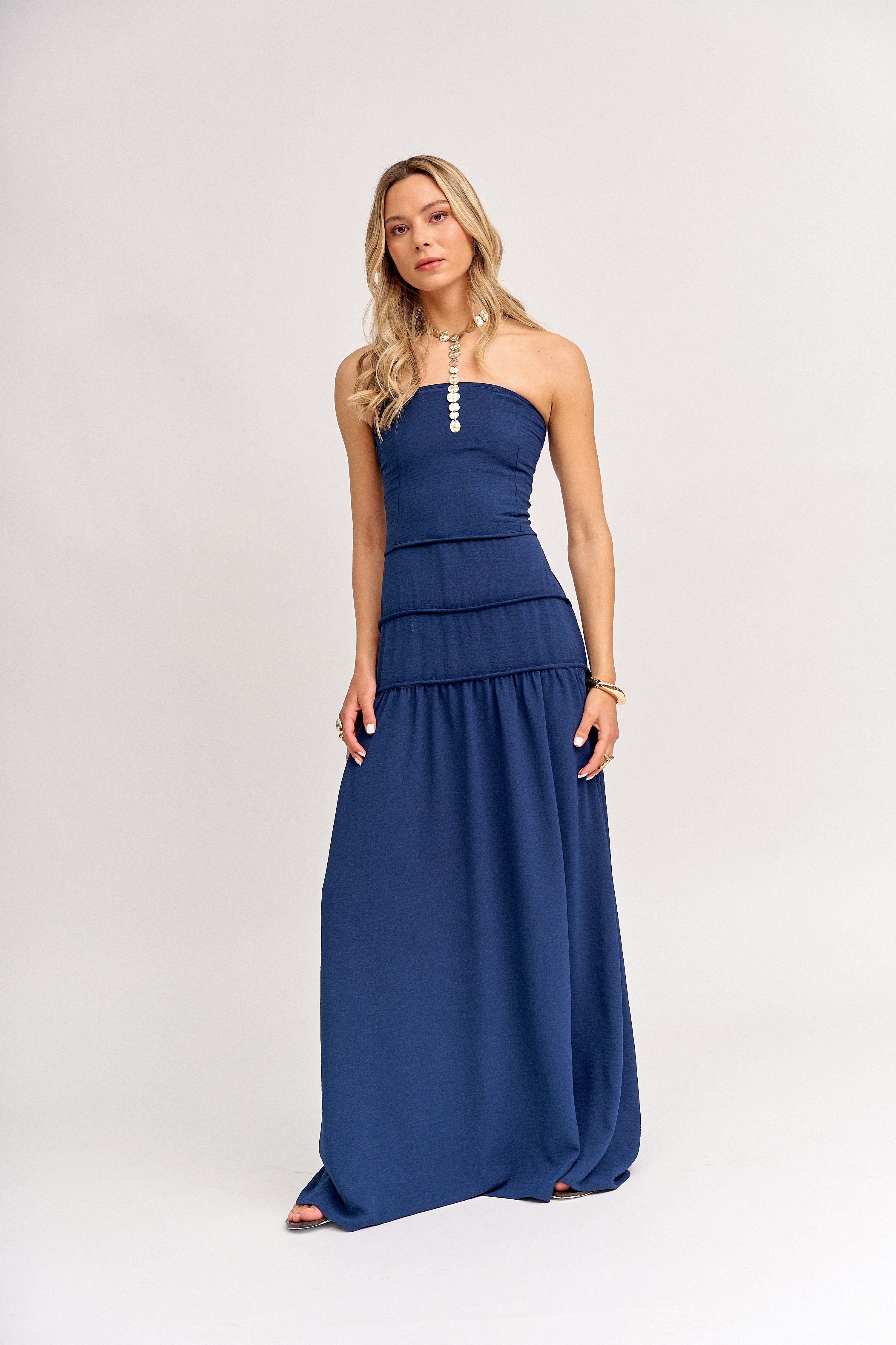 Vestido Clara Azul