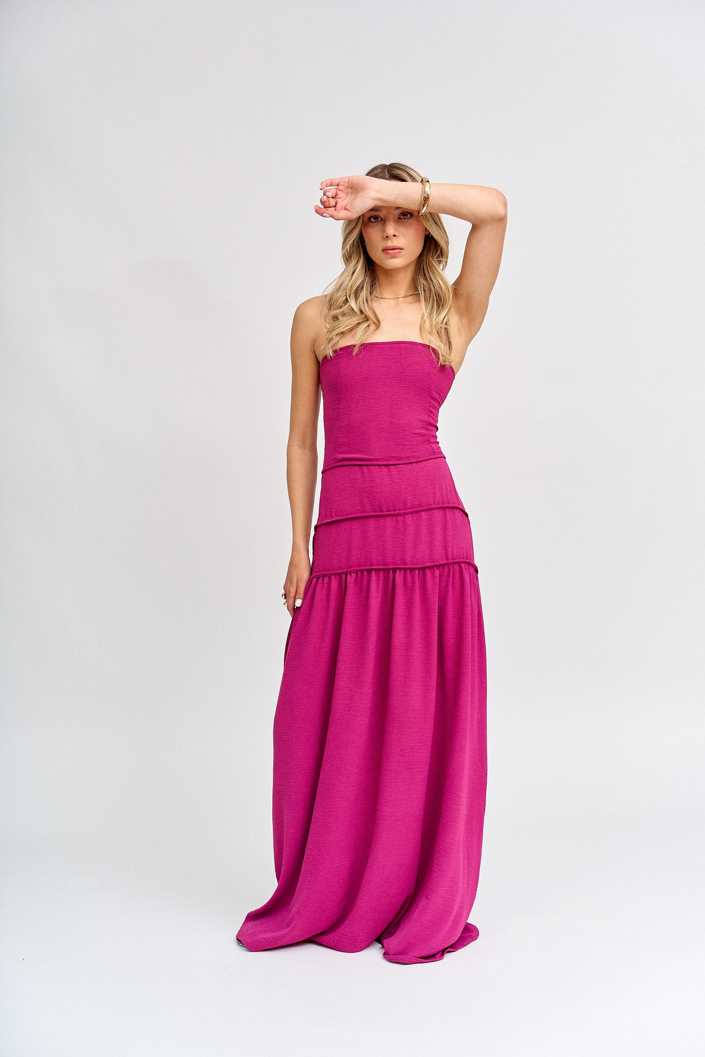 Vestido Clara Magenta