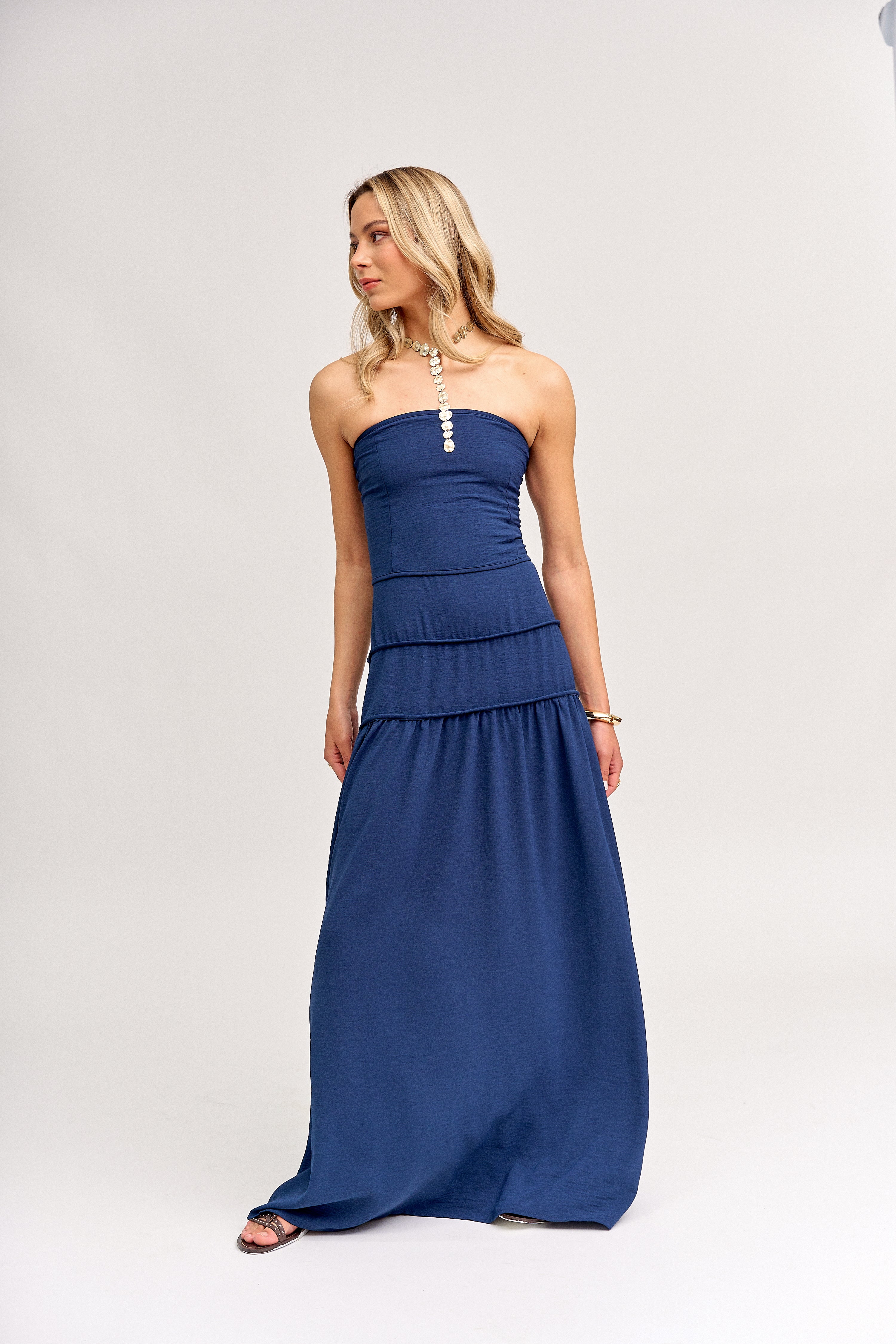 Vestido Clara Azul
