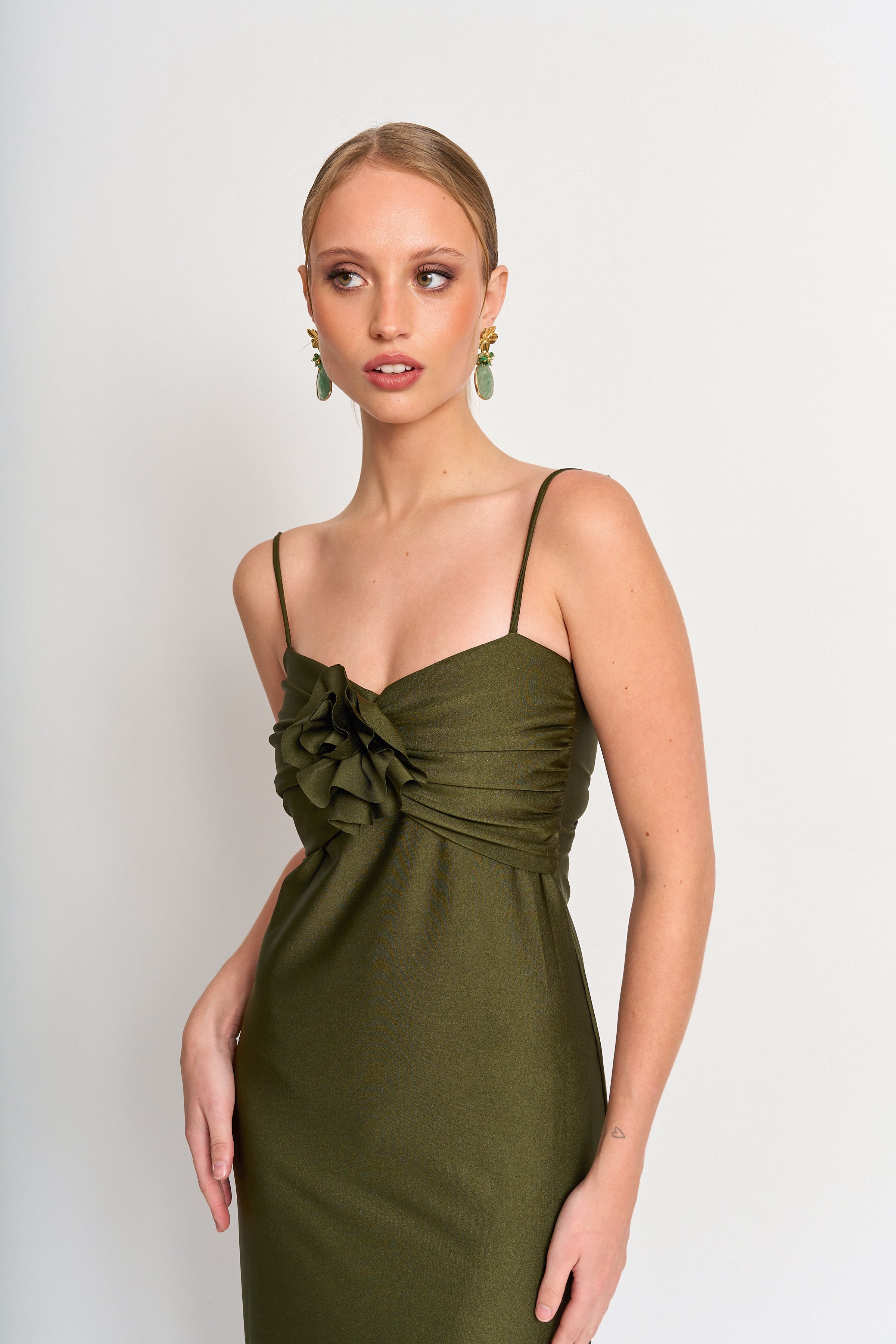 Vestido Fiesta Tribecca Oliva