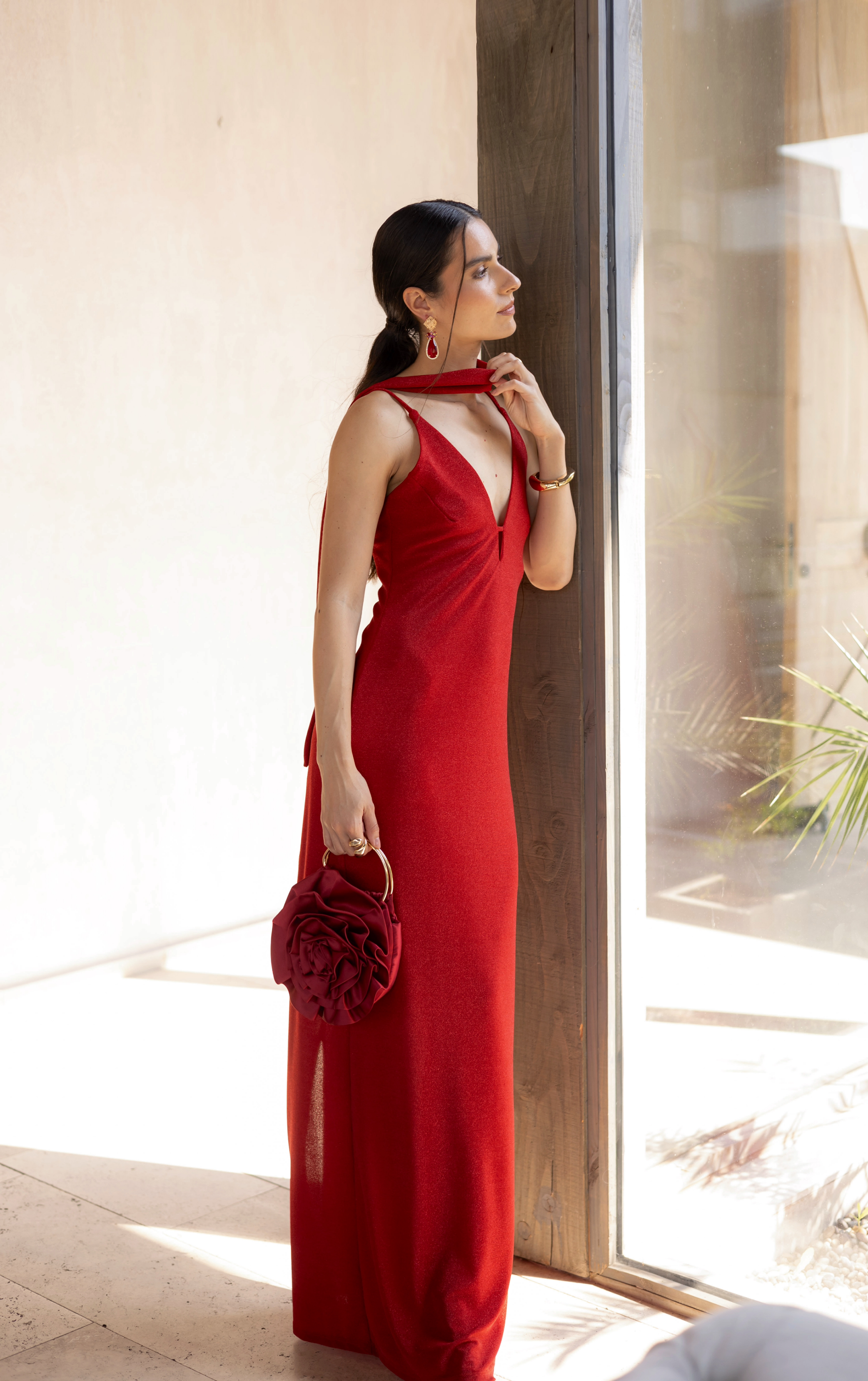 Vestido Fiesta Alexa Rojo