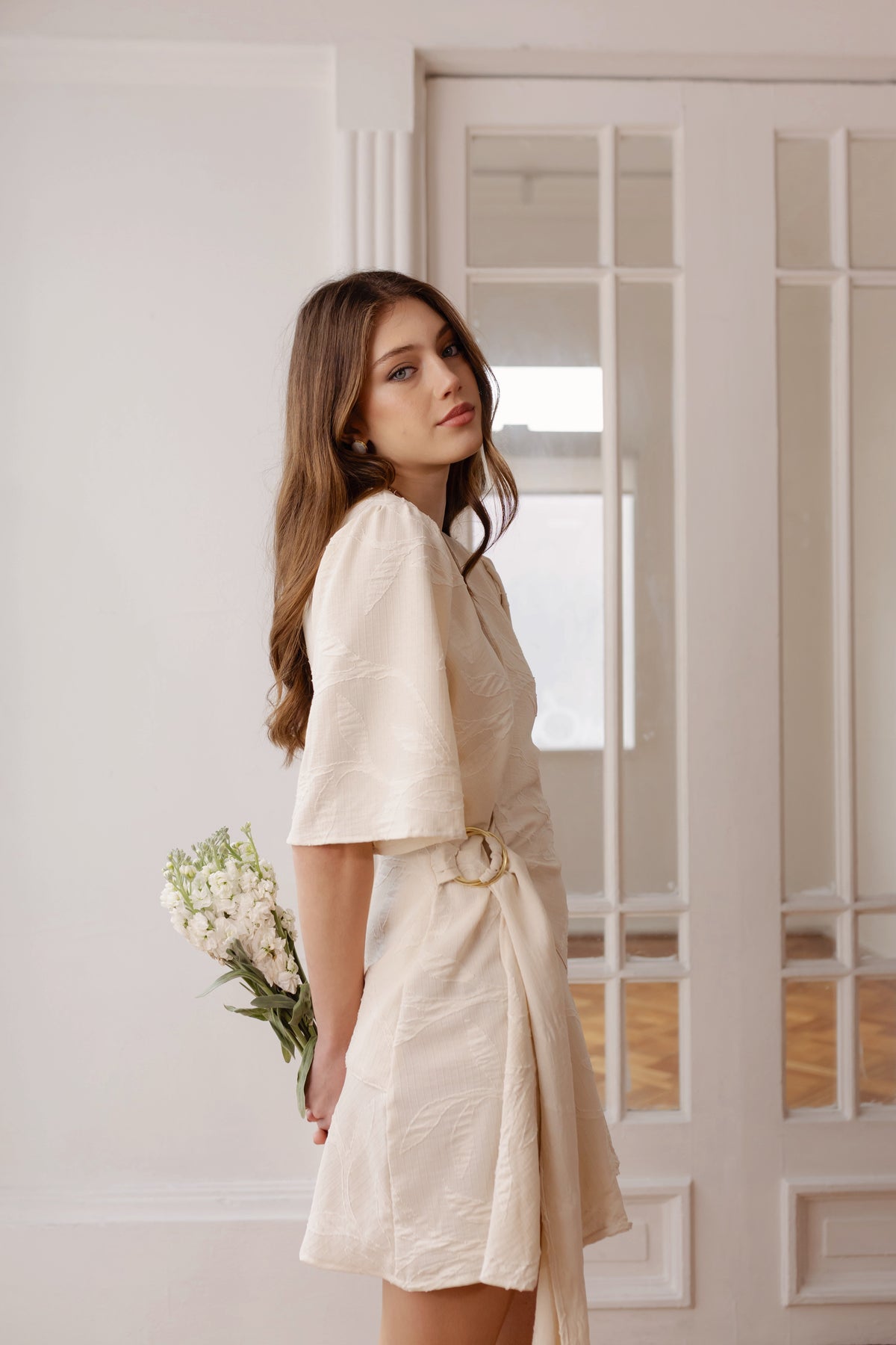 Vestido Iris Beige - Pre Venta