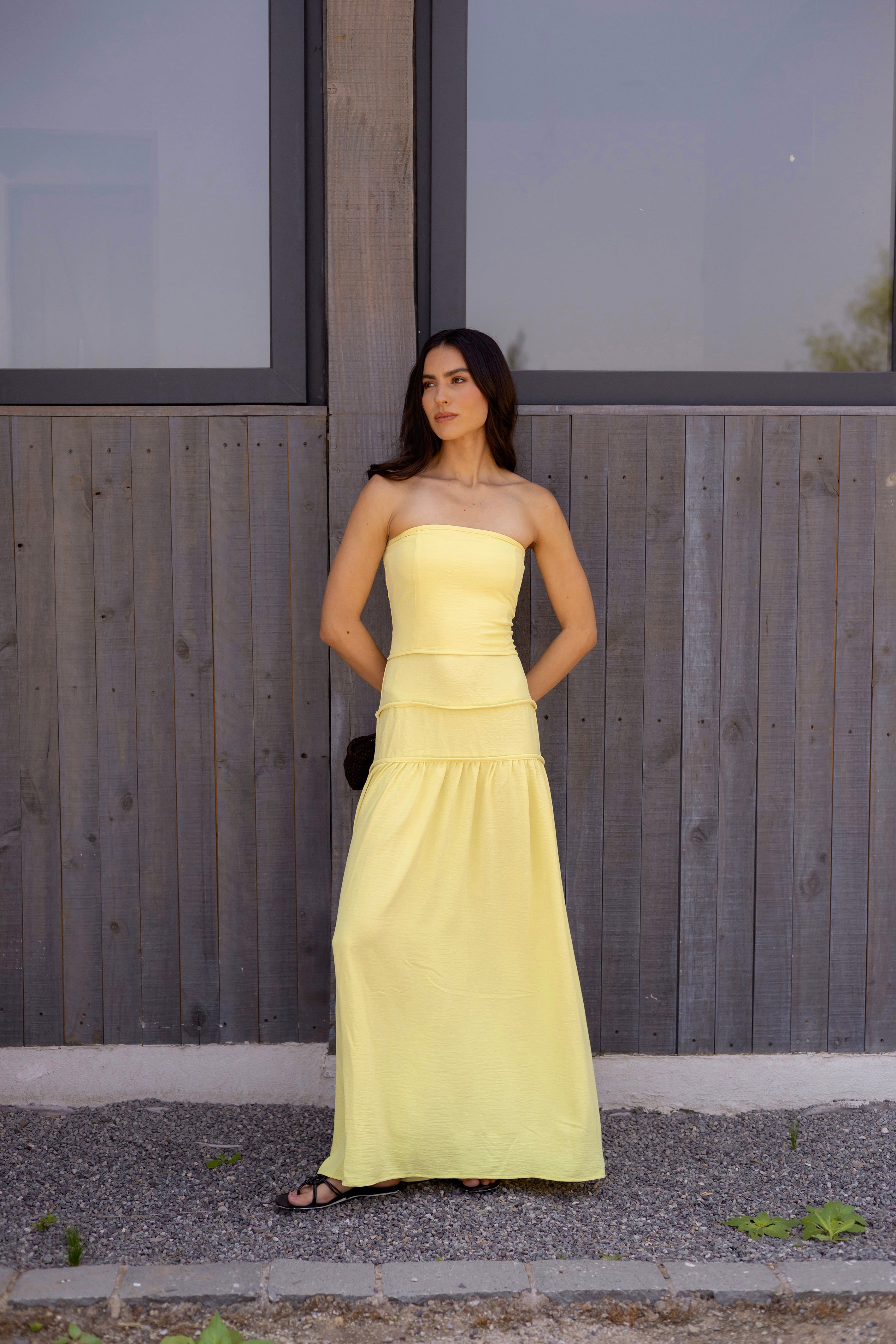 Vestido Día Clara Amarillo
