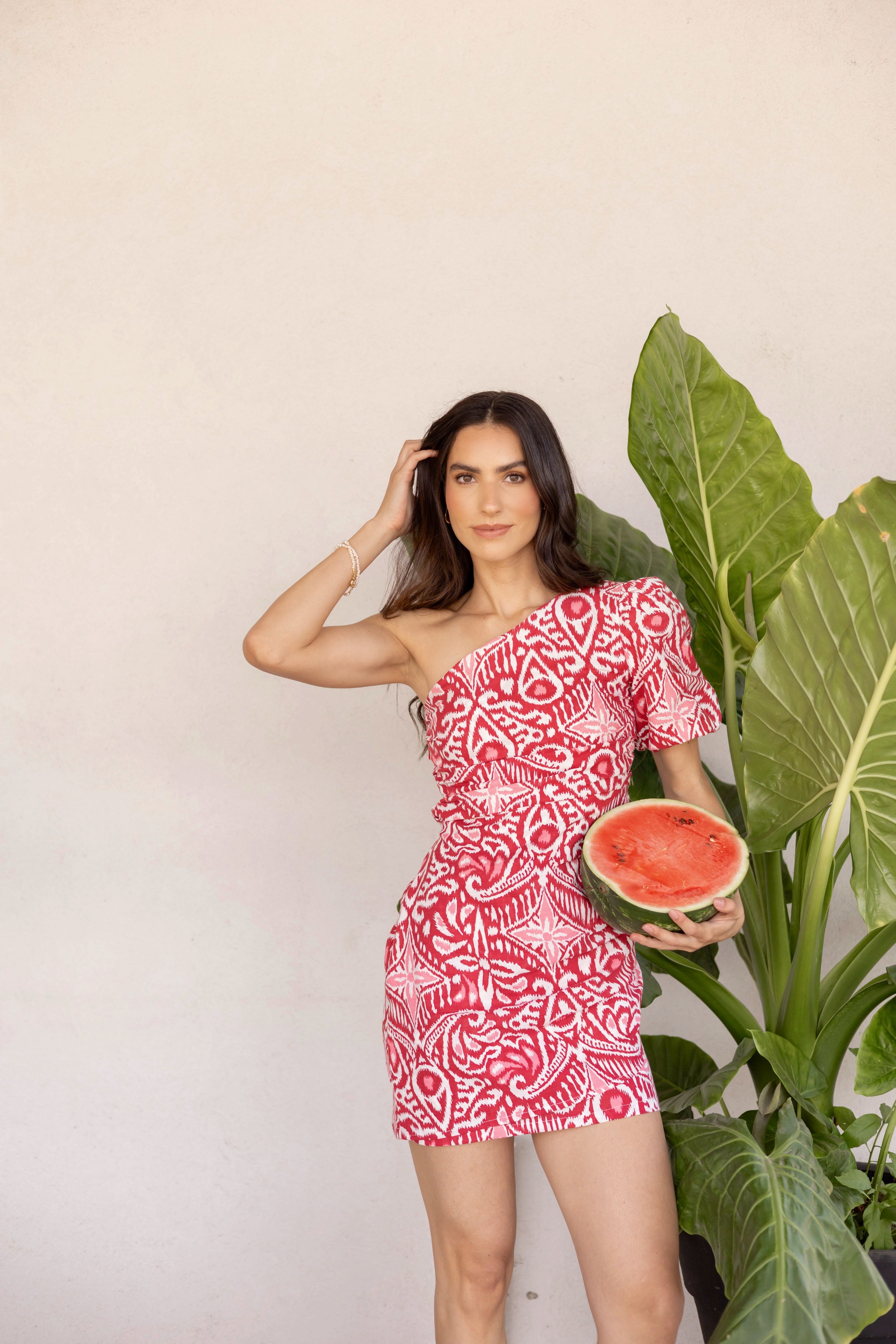 Vestido Día Alyssa Rosado Print