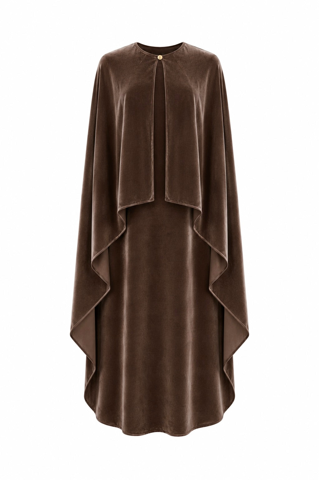 Capa Fiorella Terciopelo Chocolate