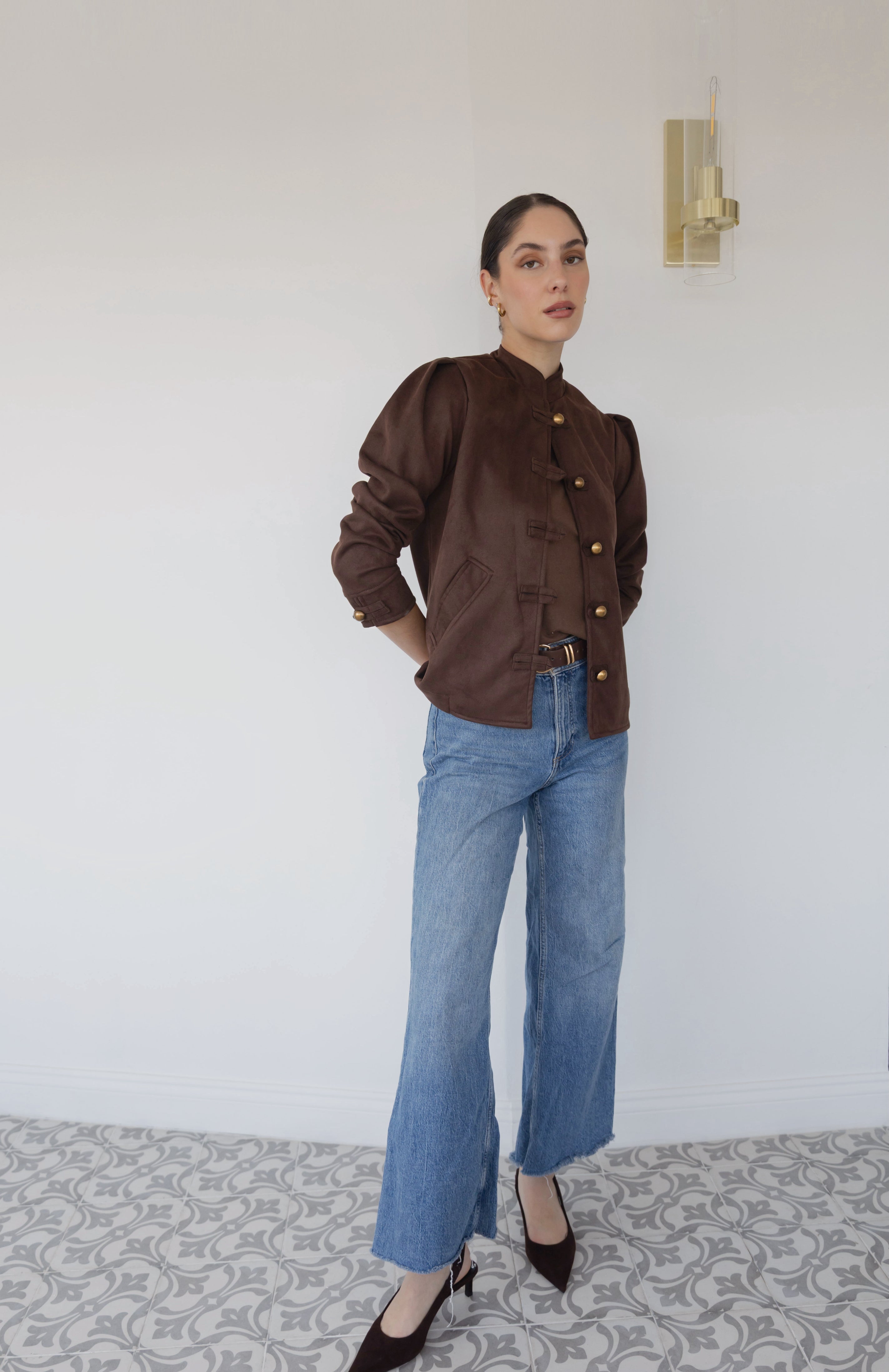 Chaqueta Akane Chocolate