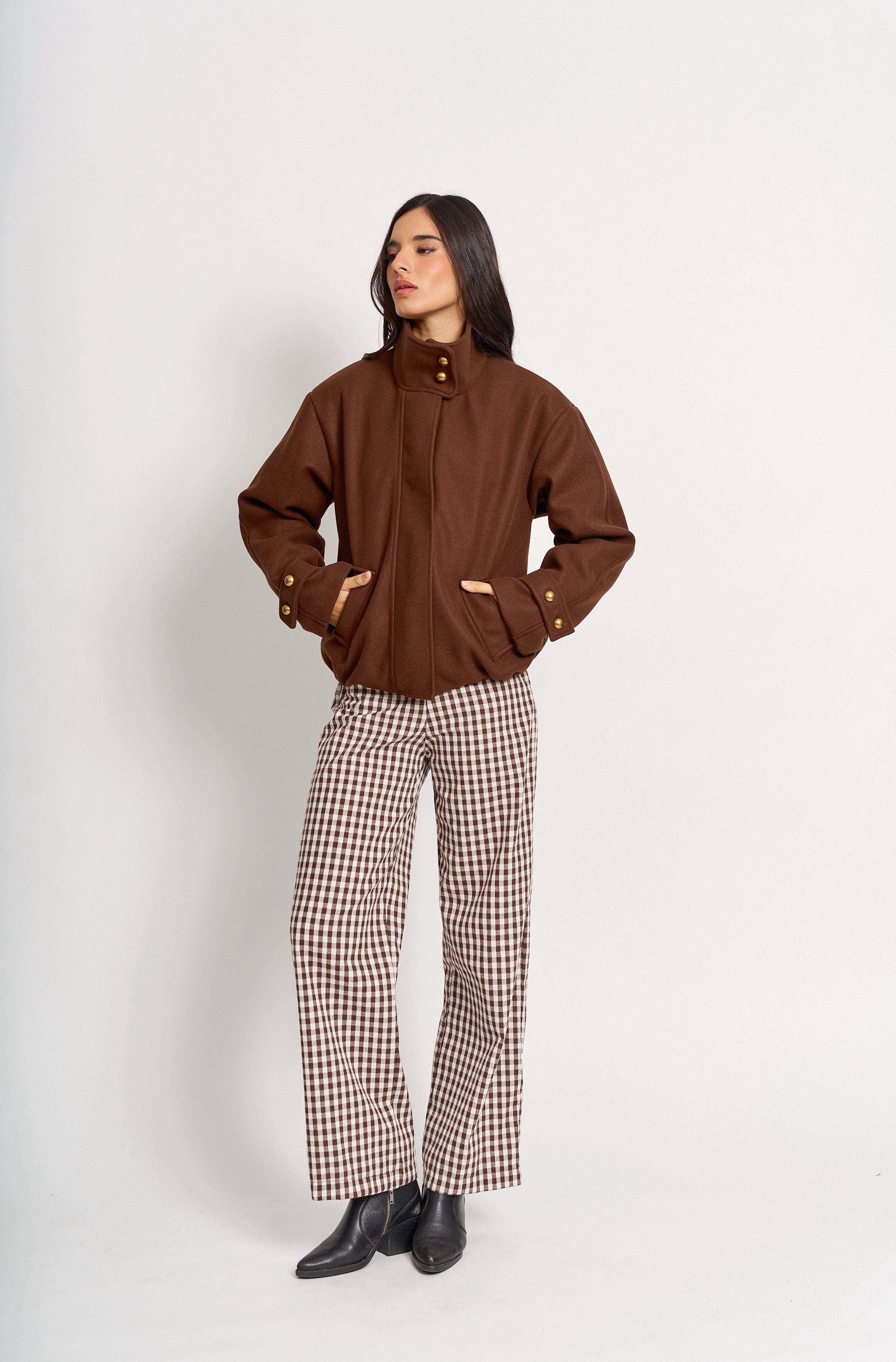 Abrigo Thereza Mocca - PRE VENTA talla M