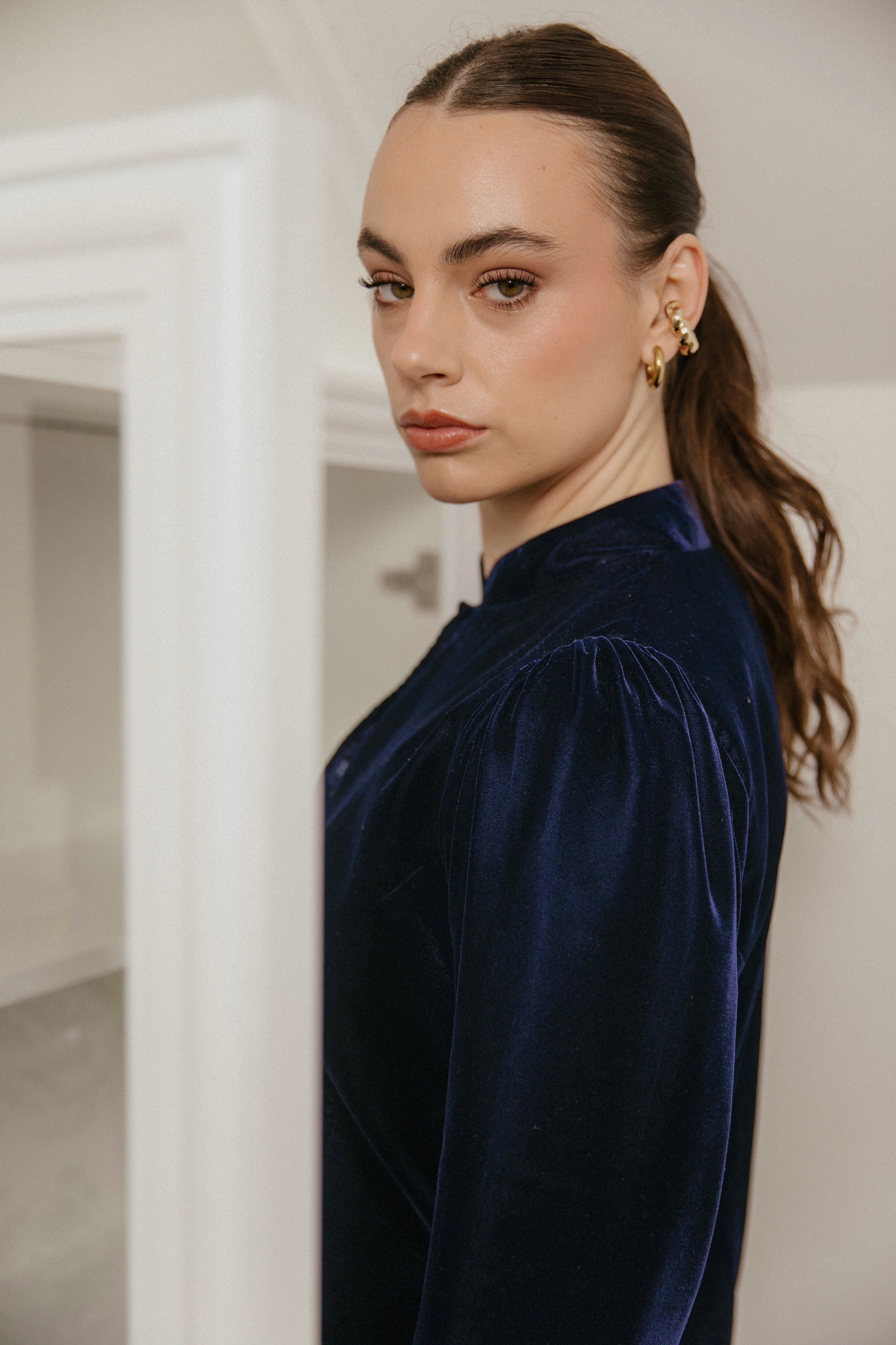 Chaqueta Elegante Allure Azul