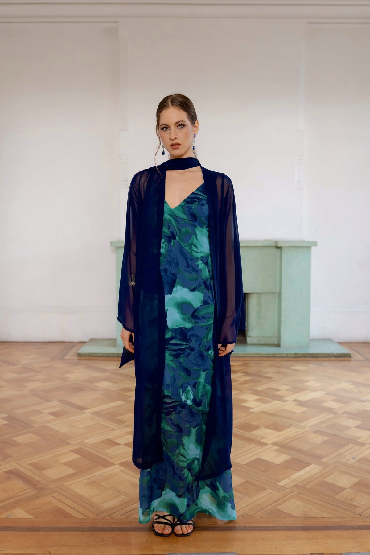 Kimono Gasa Lotus Azul