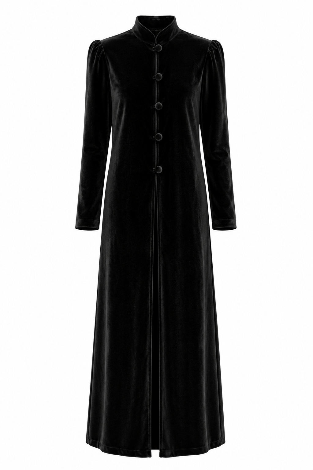 Kimono Terciopelo Malva Negro