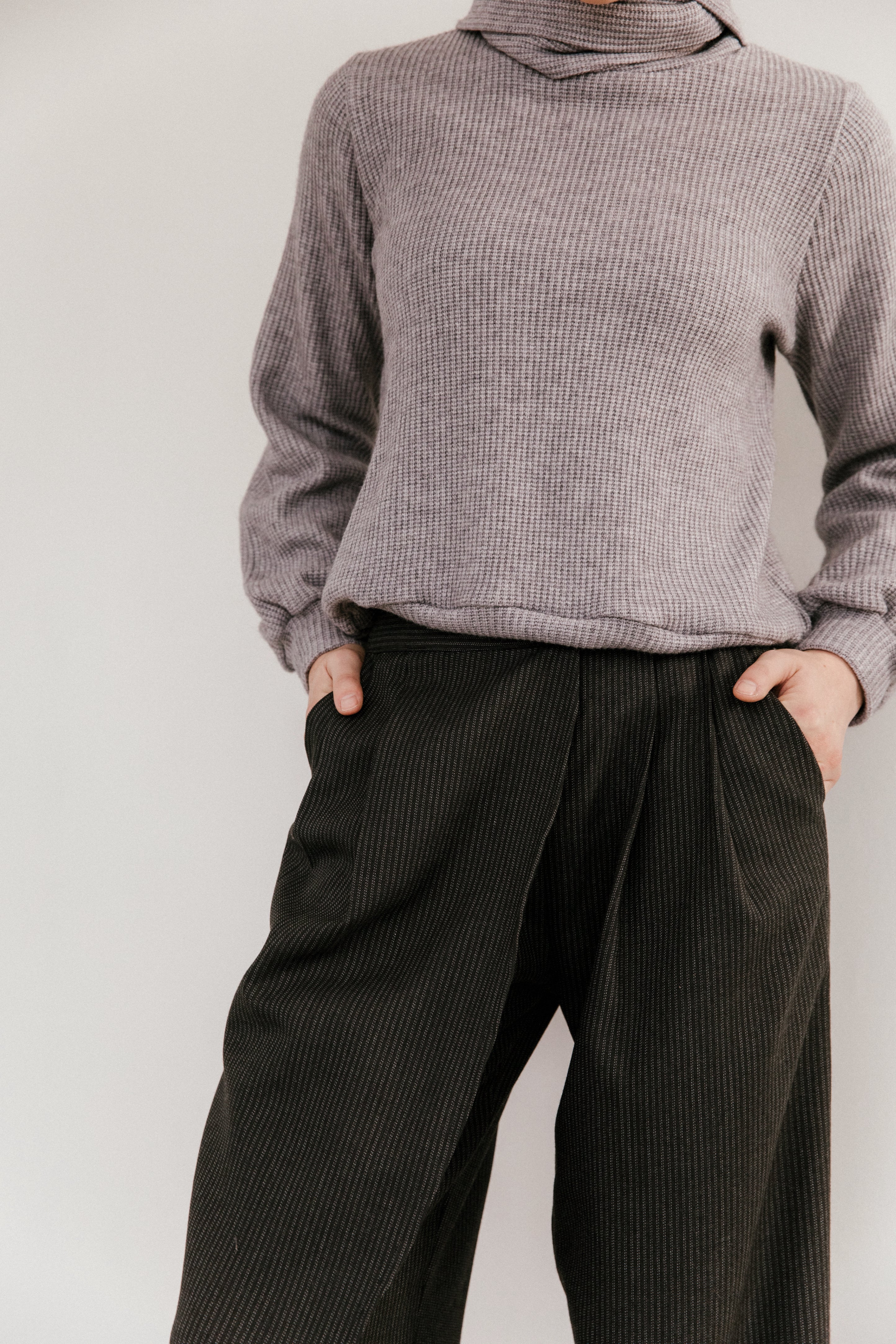 Pantalón Abby Líneas Negro