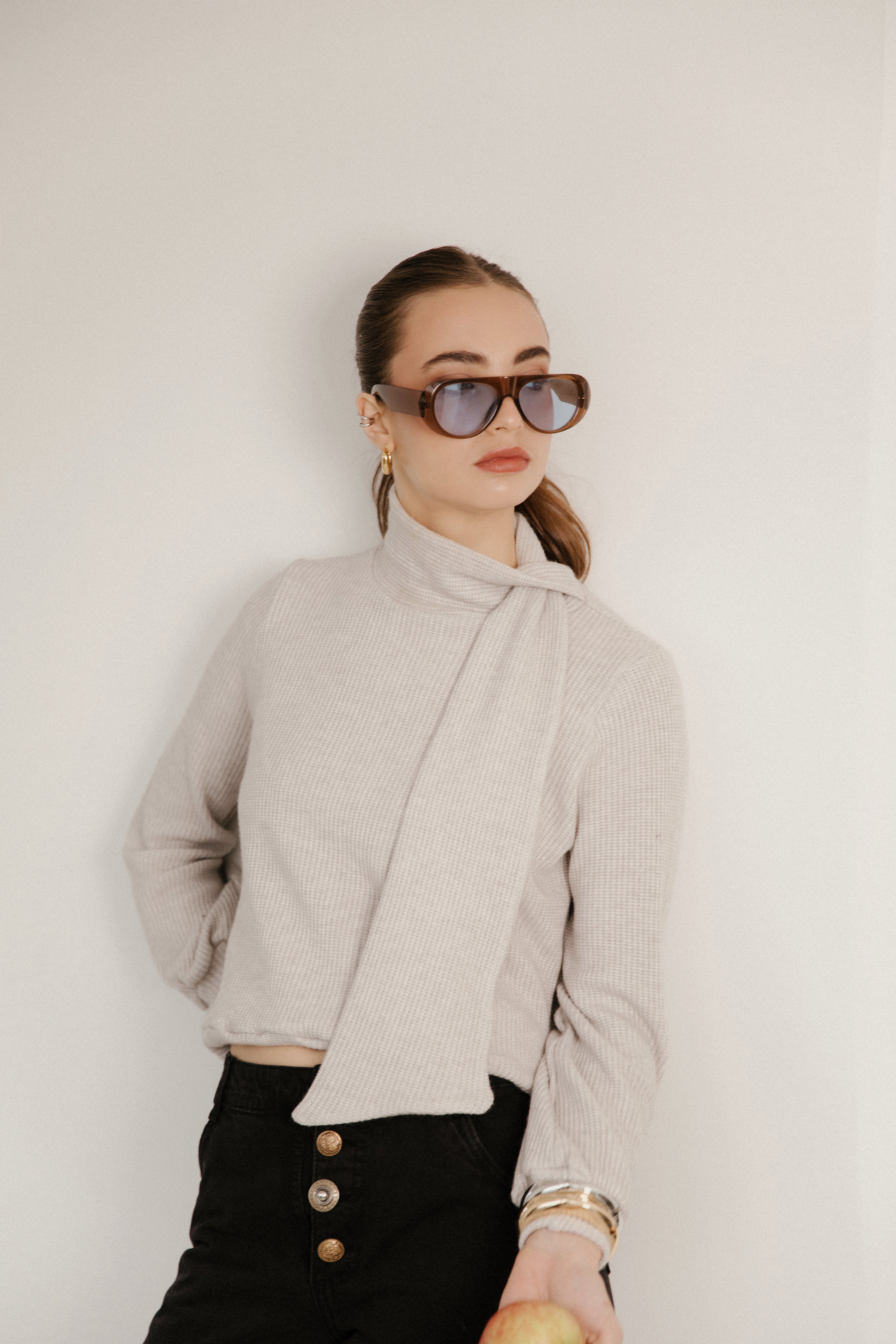 Sweater Dalma Gris Perla
