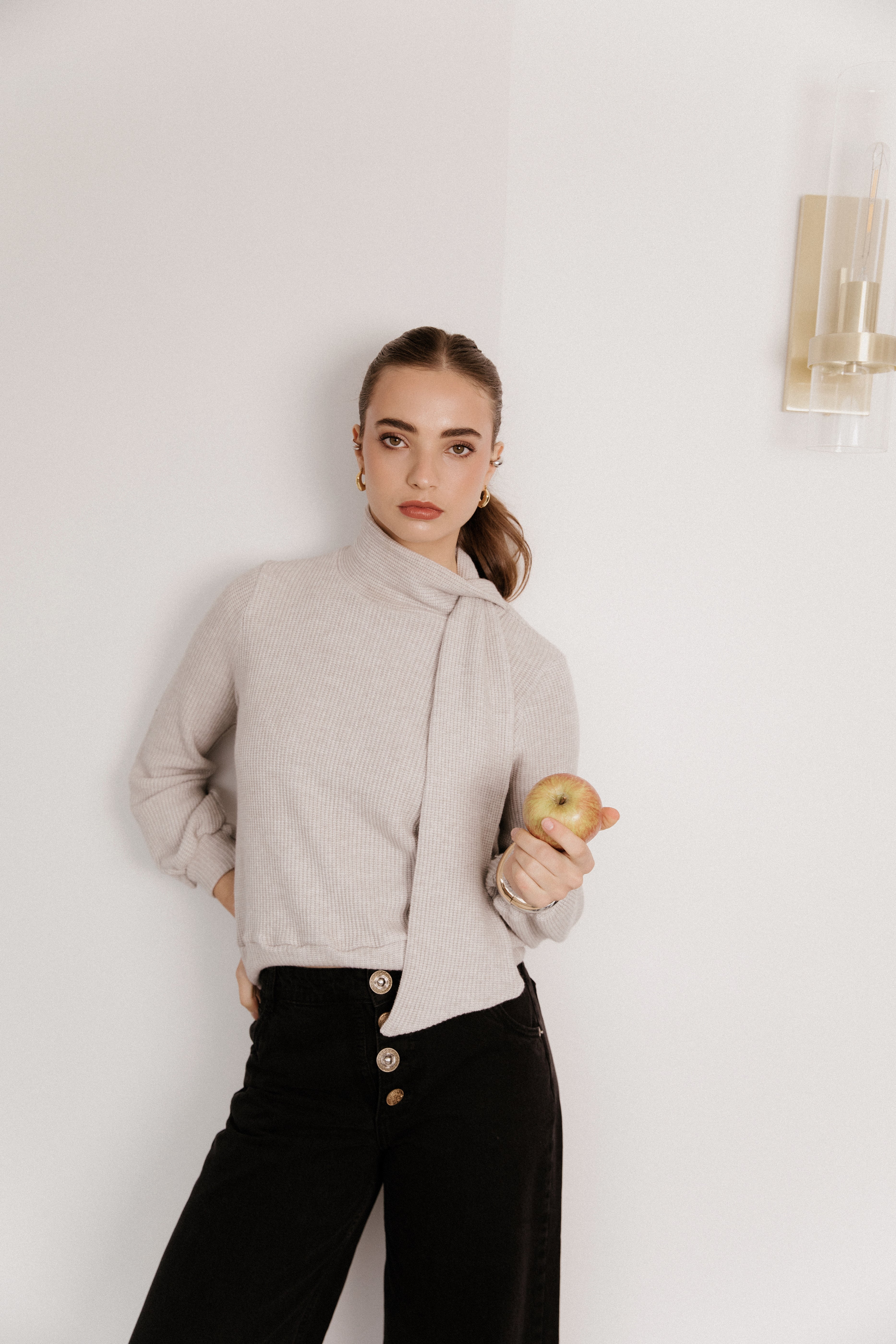 Sweater Dalma Gris Perla
