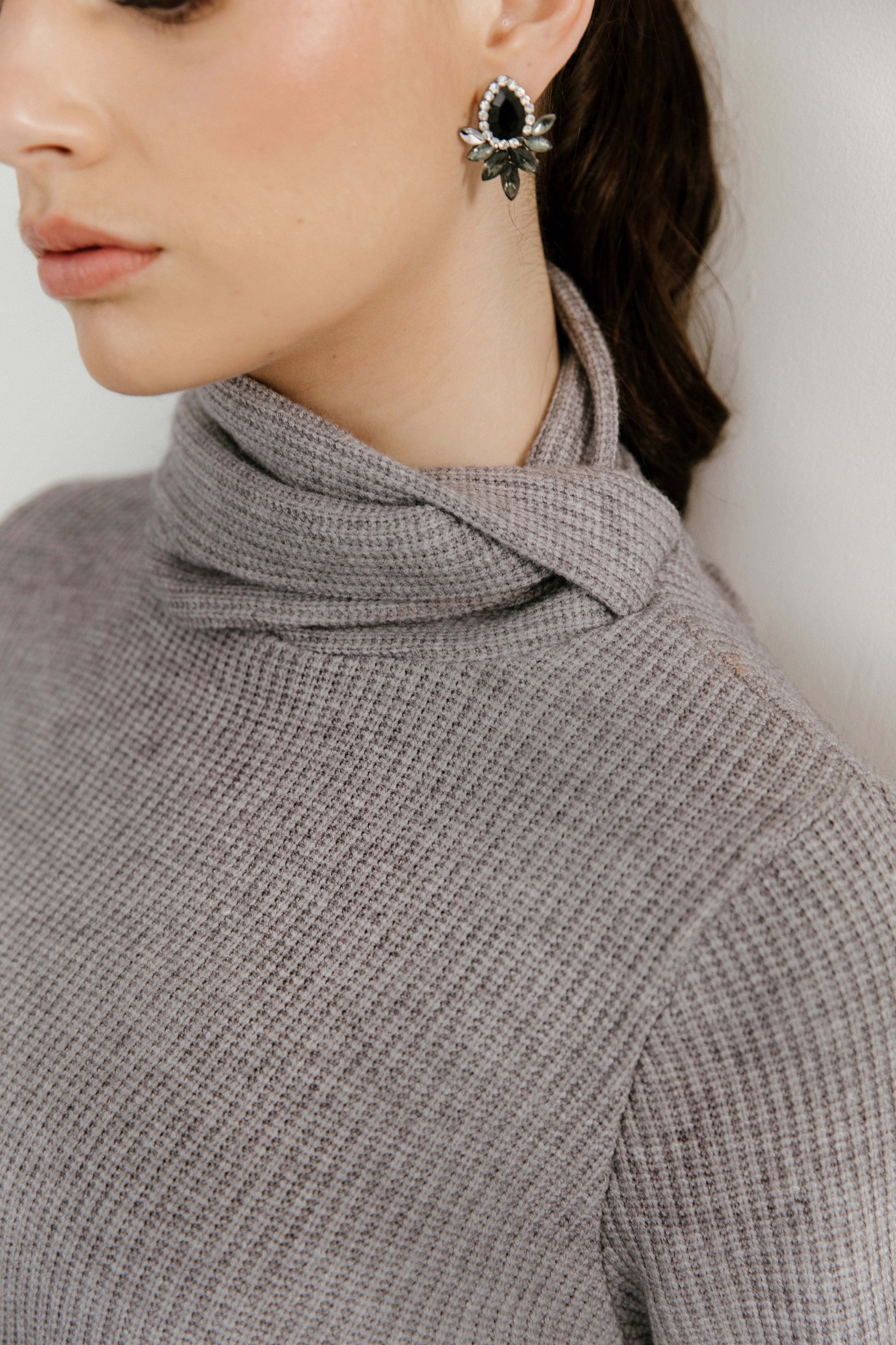 Sweater Dalma Gris Perla