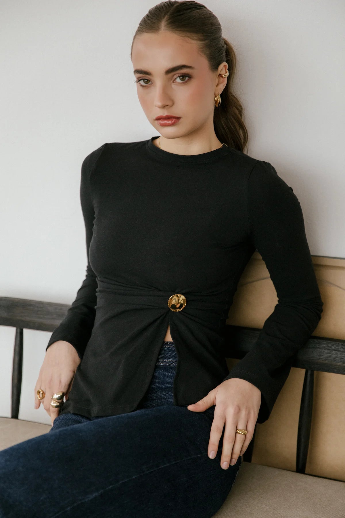 Top Amira Negro