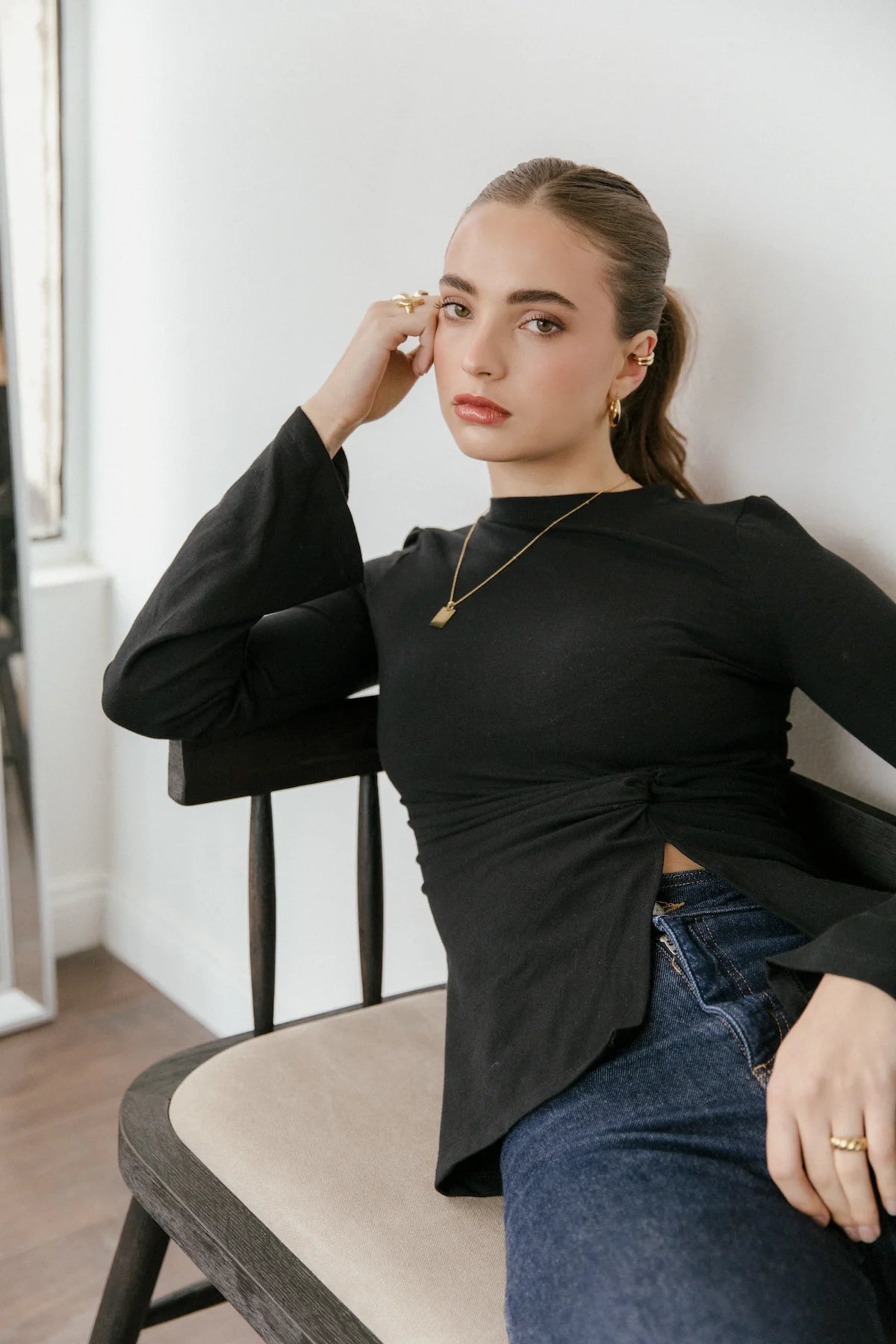 Top Amira Negro