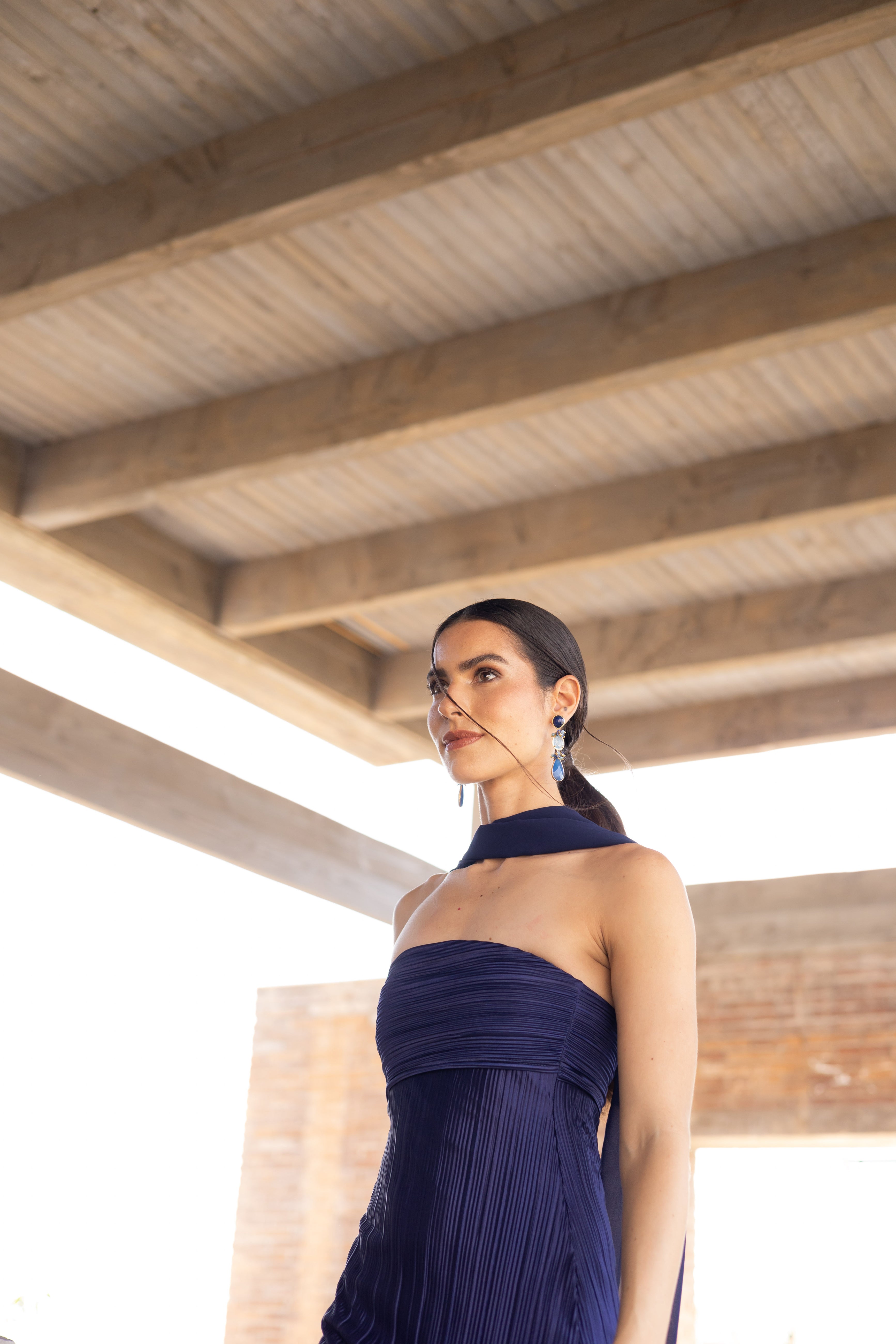 Vestido Fiesta Cattia Azul