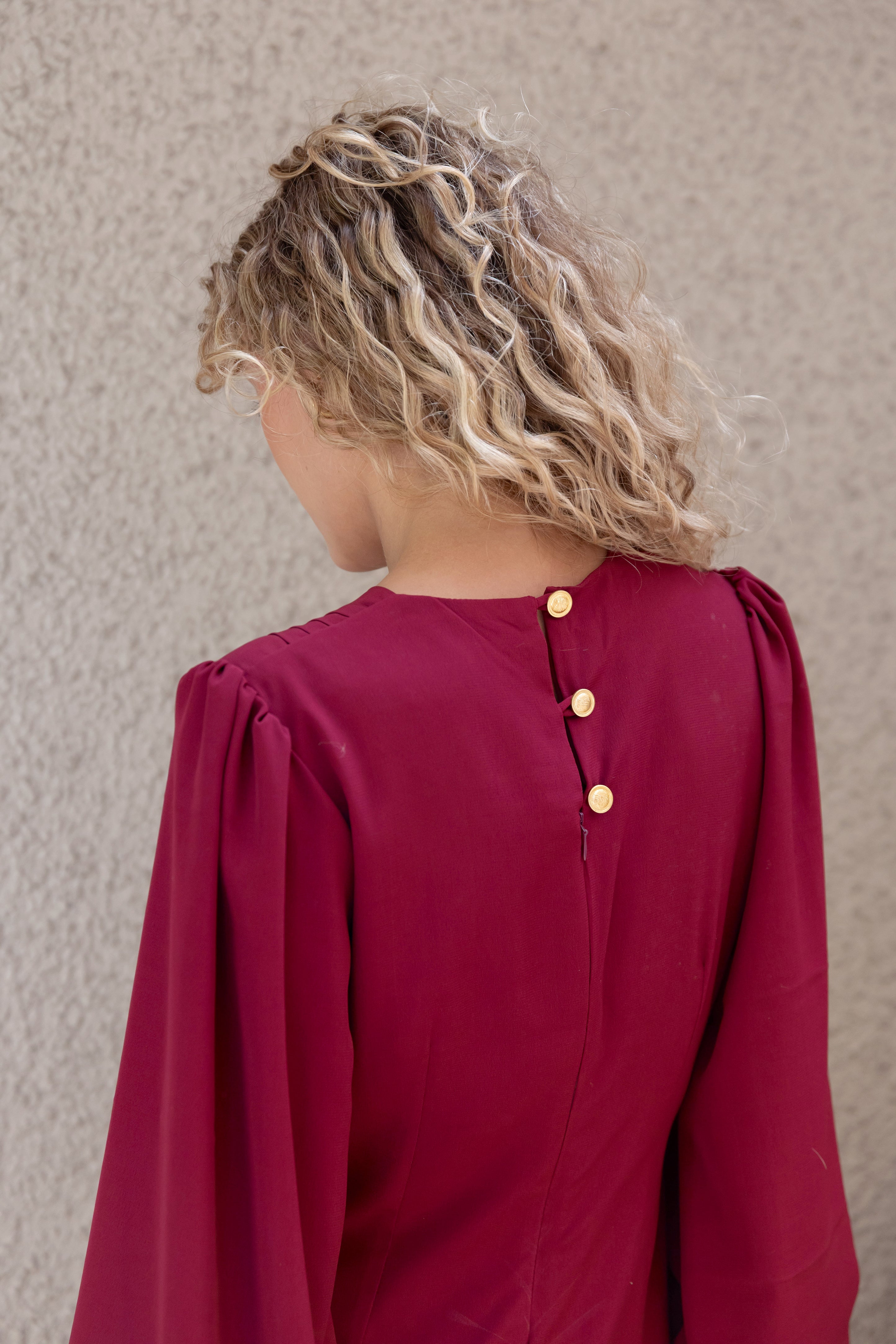 Vestido Amelia Burdeo