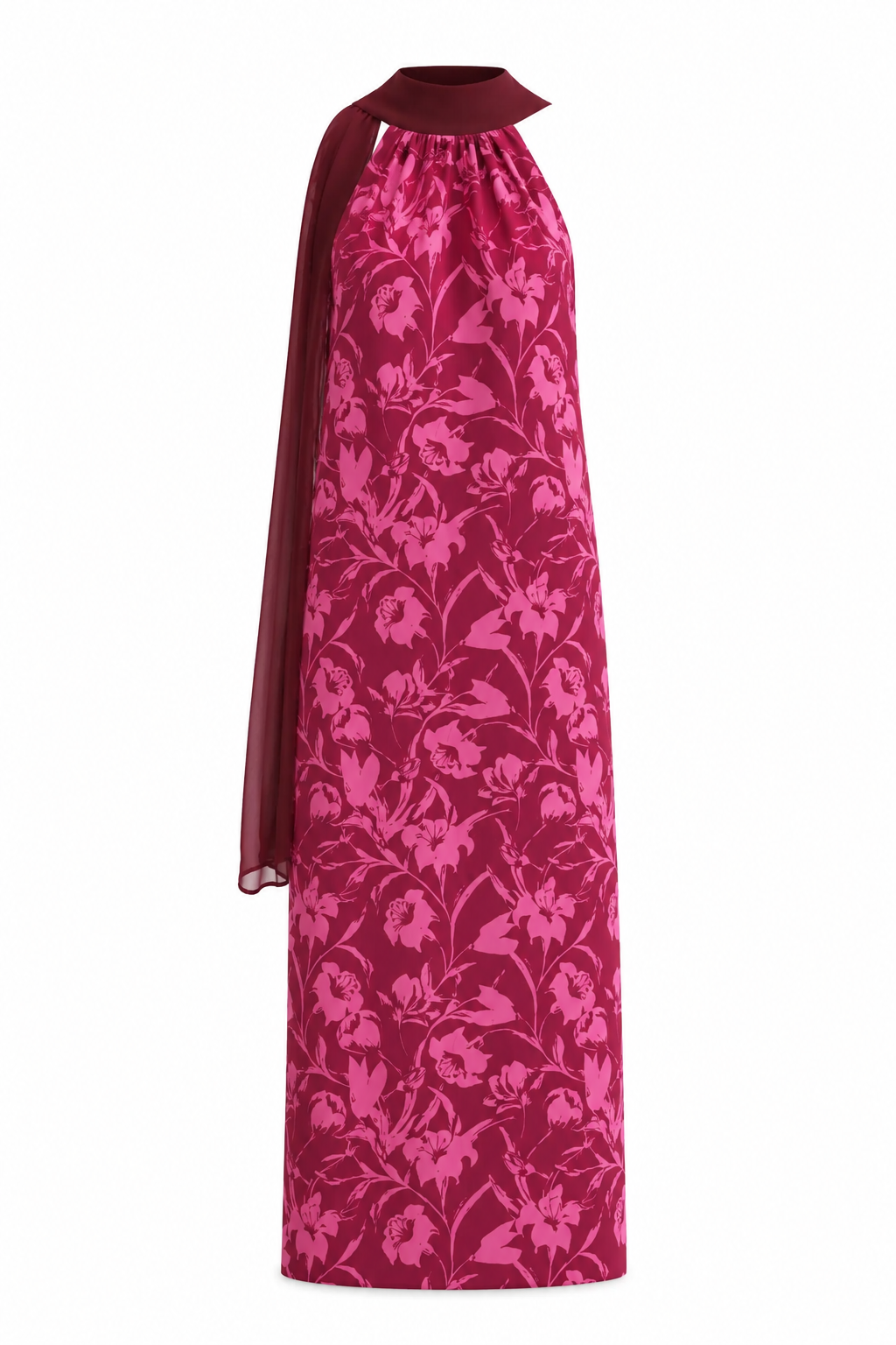 Vestido Fiesta Valentina Rosado Print - Edición Limitada