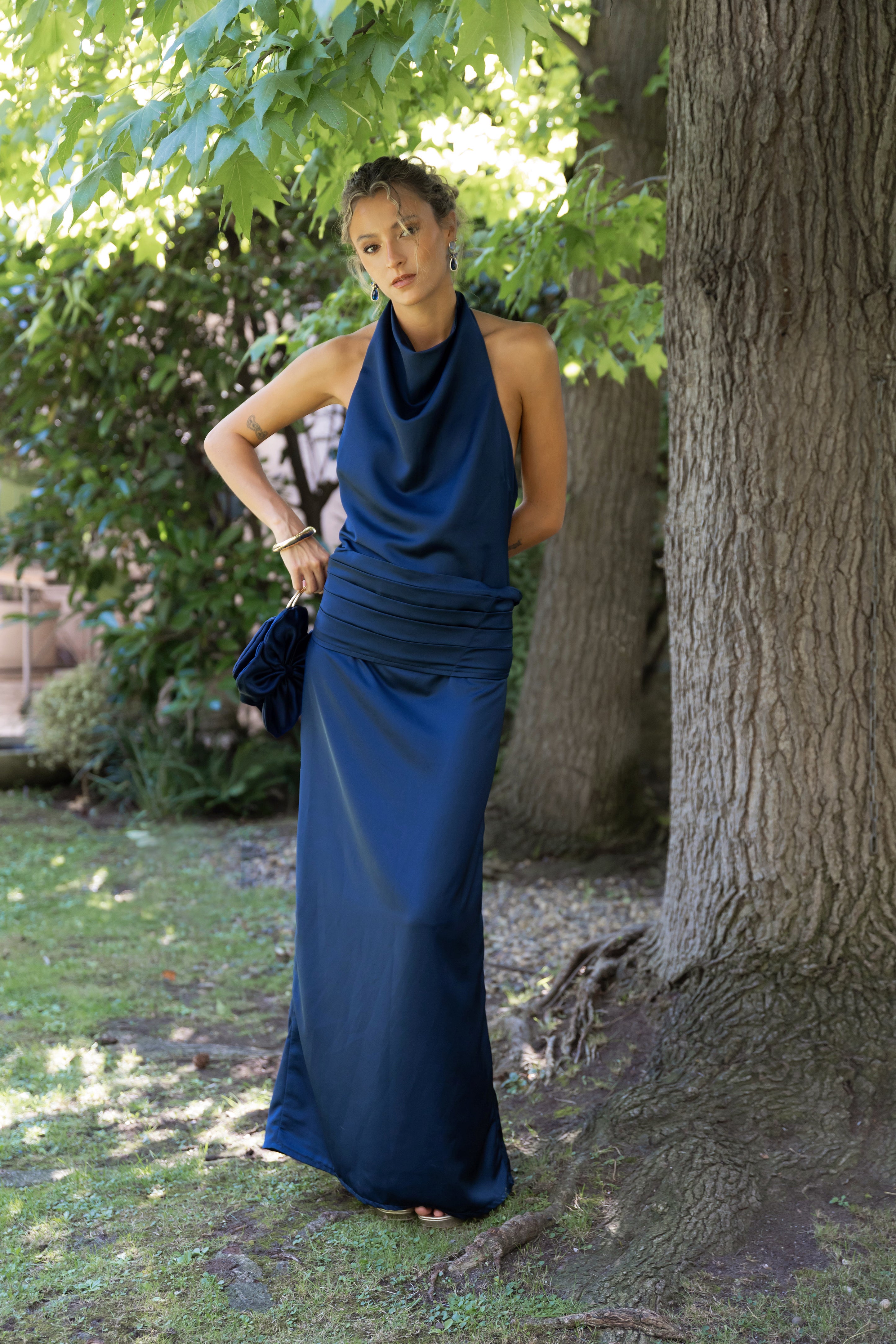 Vestido Fiesta Ángeles Azul