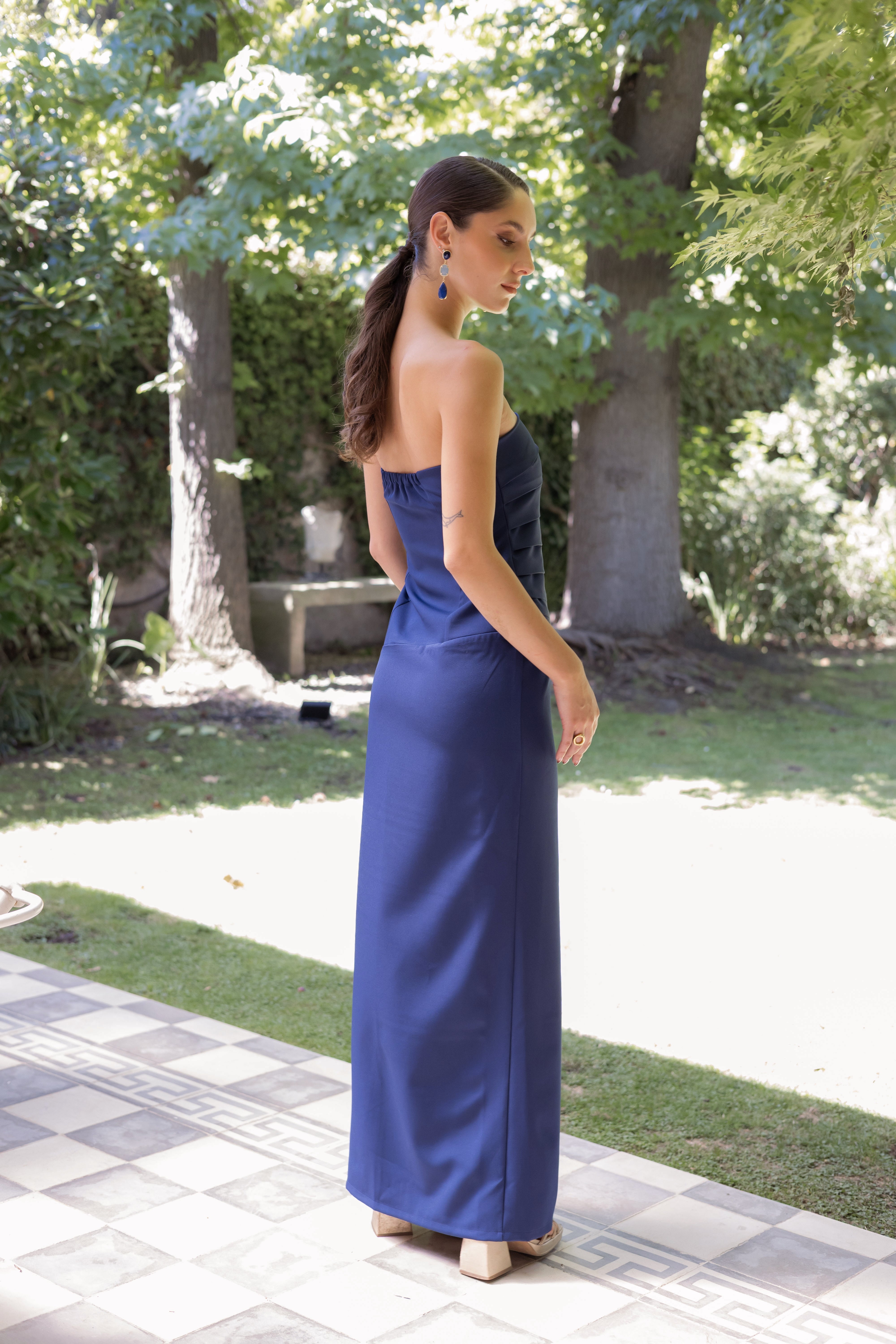 Vestido Fiesta Clarissa Azul