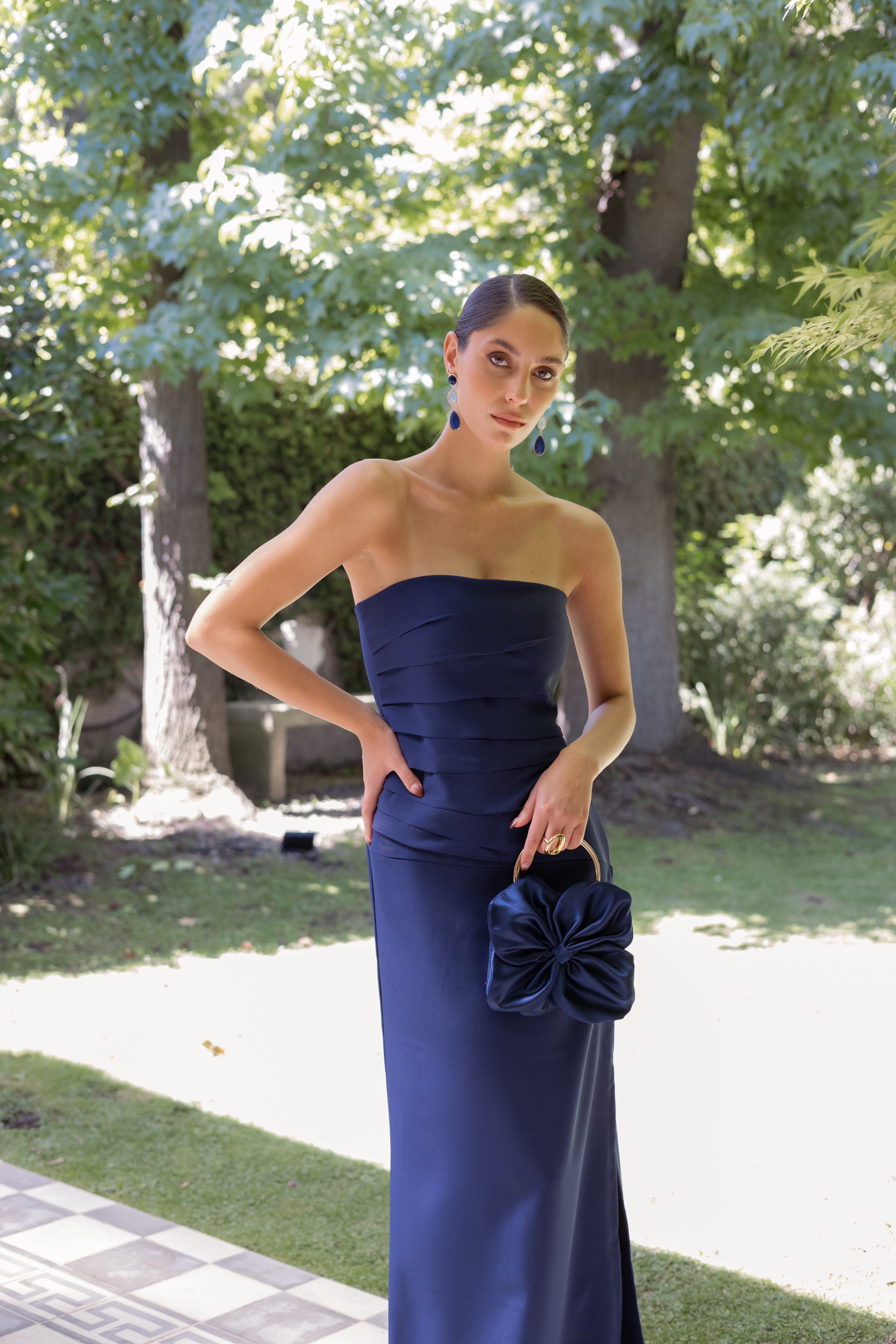 Vestido Fiesta Clarissa Azul