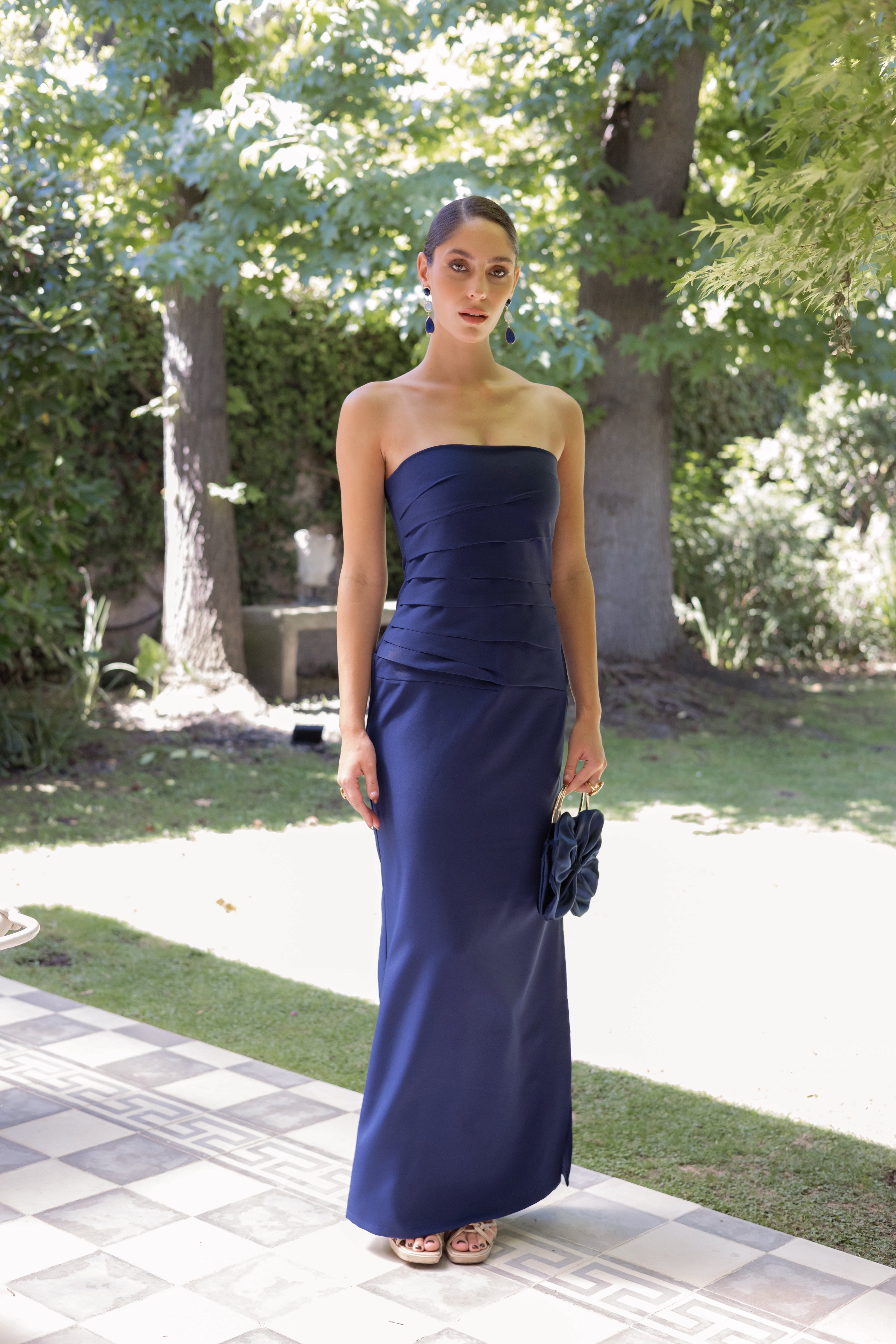 Vestido Fiesta Clarissa Azul