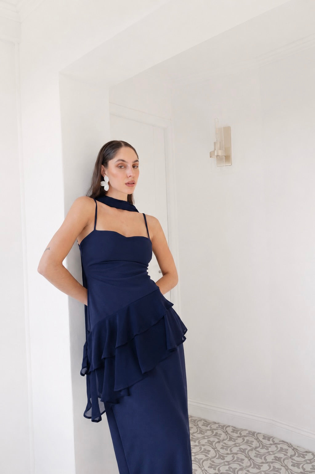 Vestido Fiesta Caetana Azul
