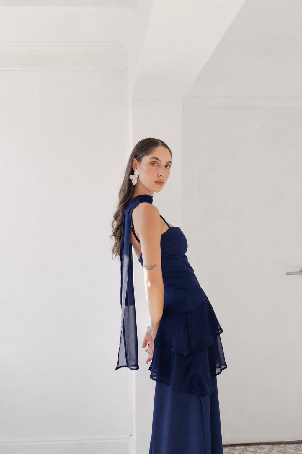 Vestido Fiesta Caetana Azul