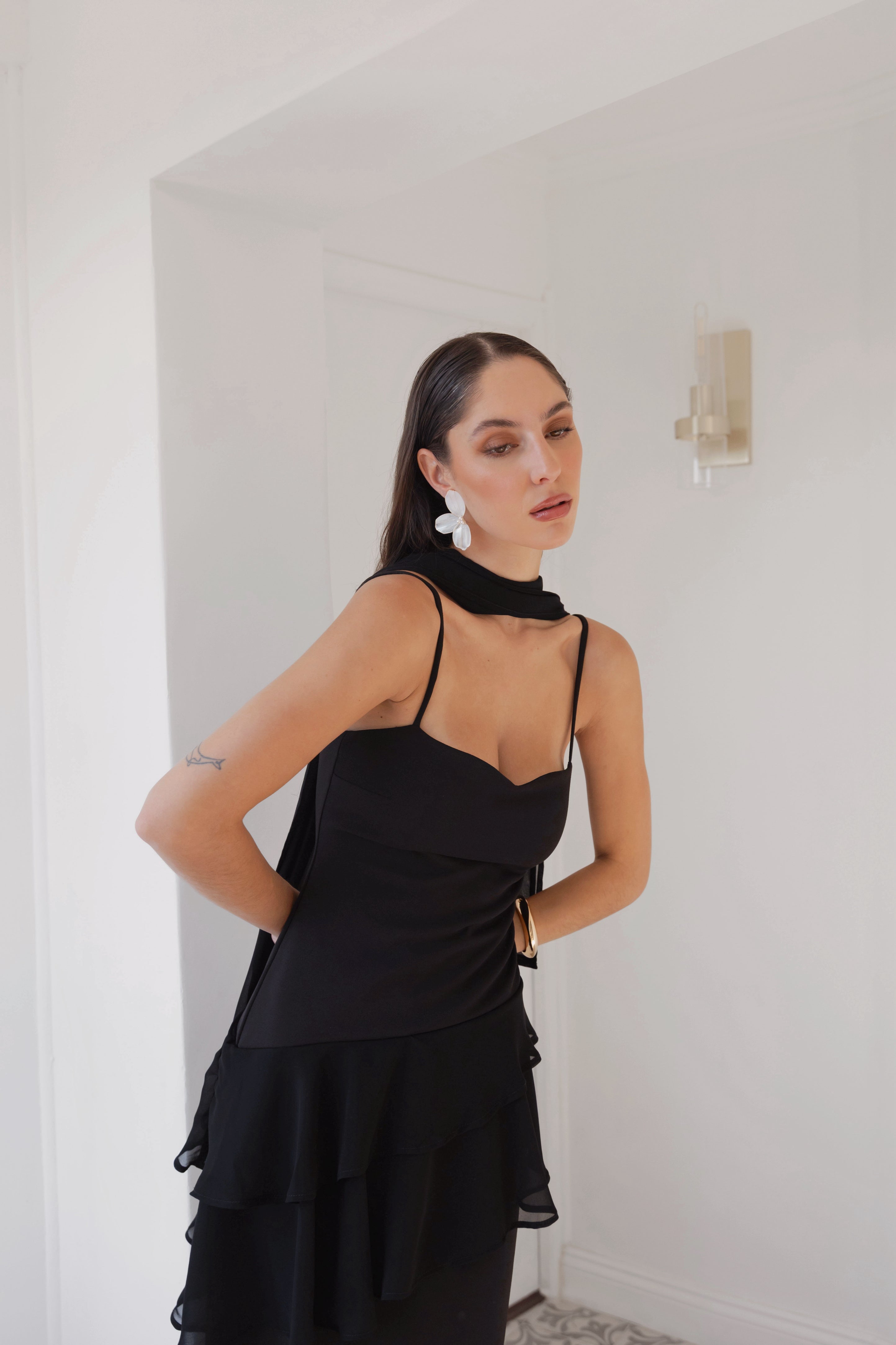 Vestido Fiesta Caetena Negro