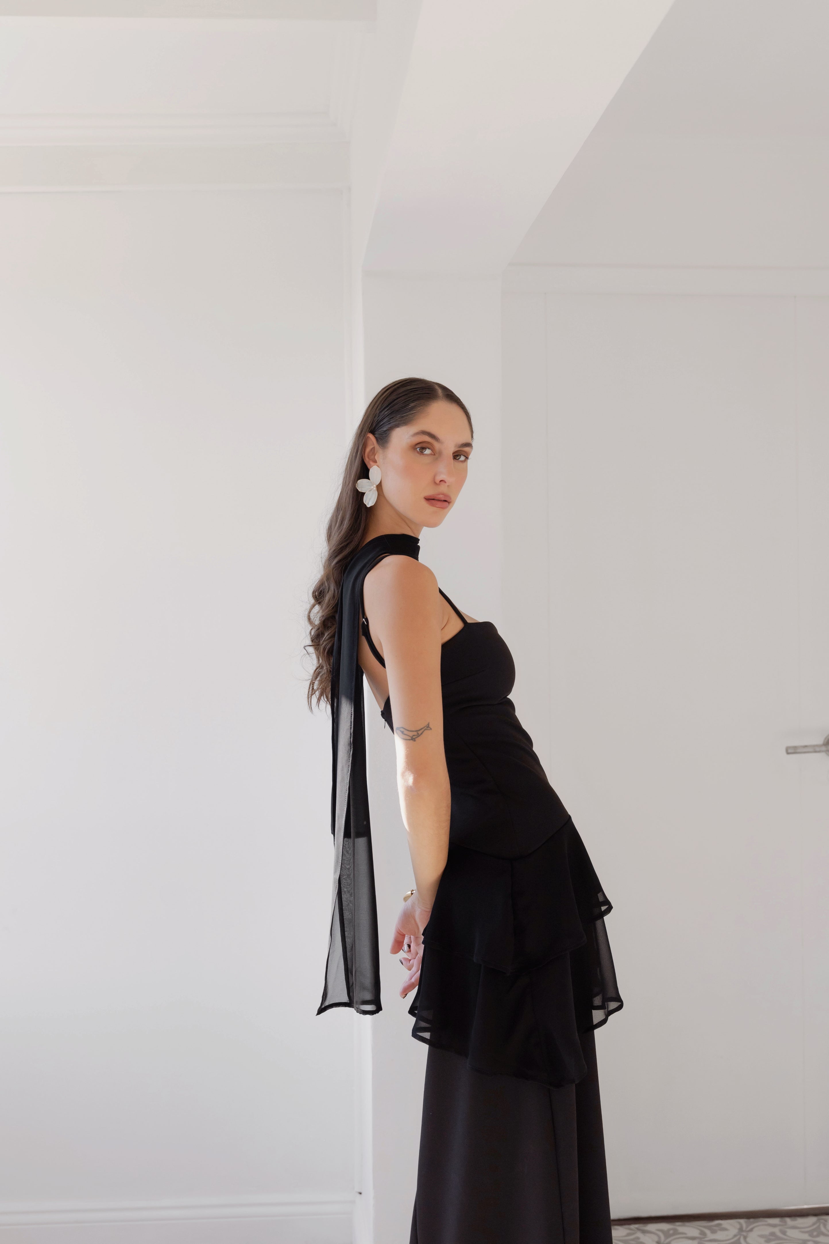 Vestido Fiesta Caetena Negro