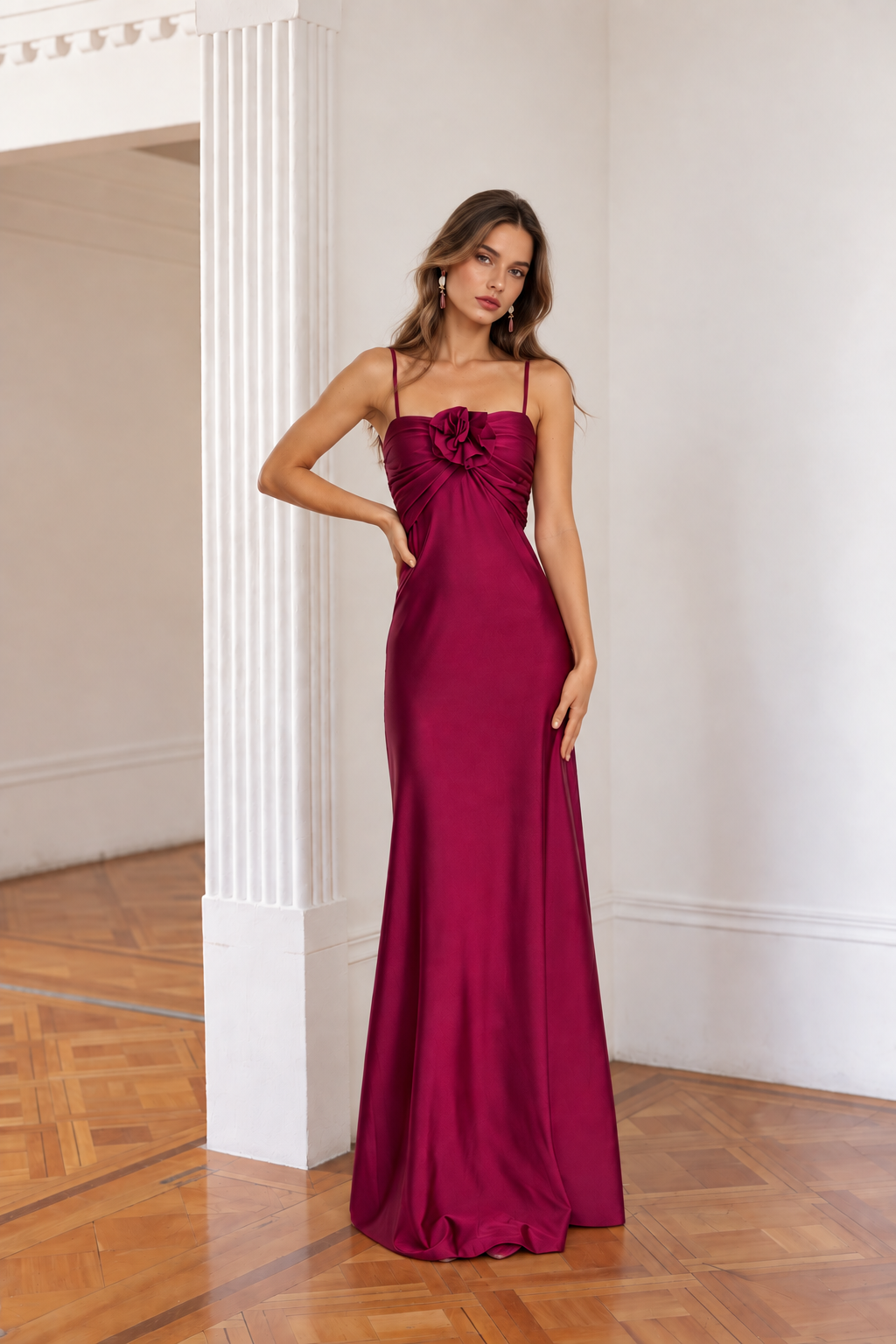 Vestido Fiesta Tribecca Magenta