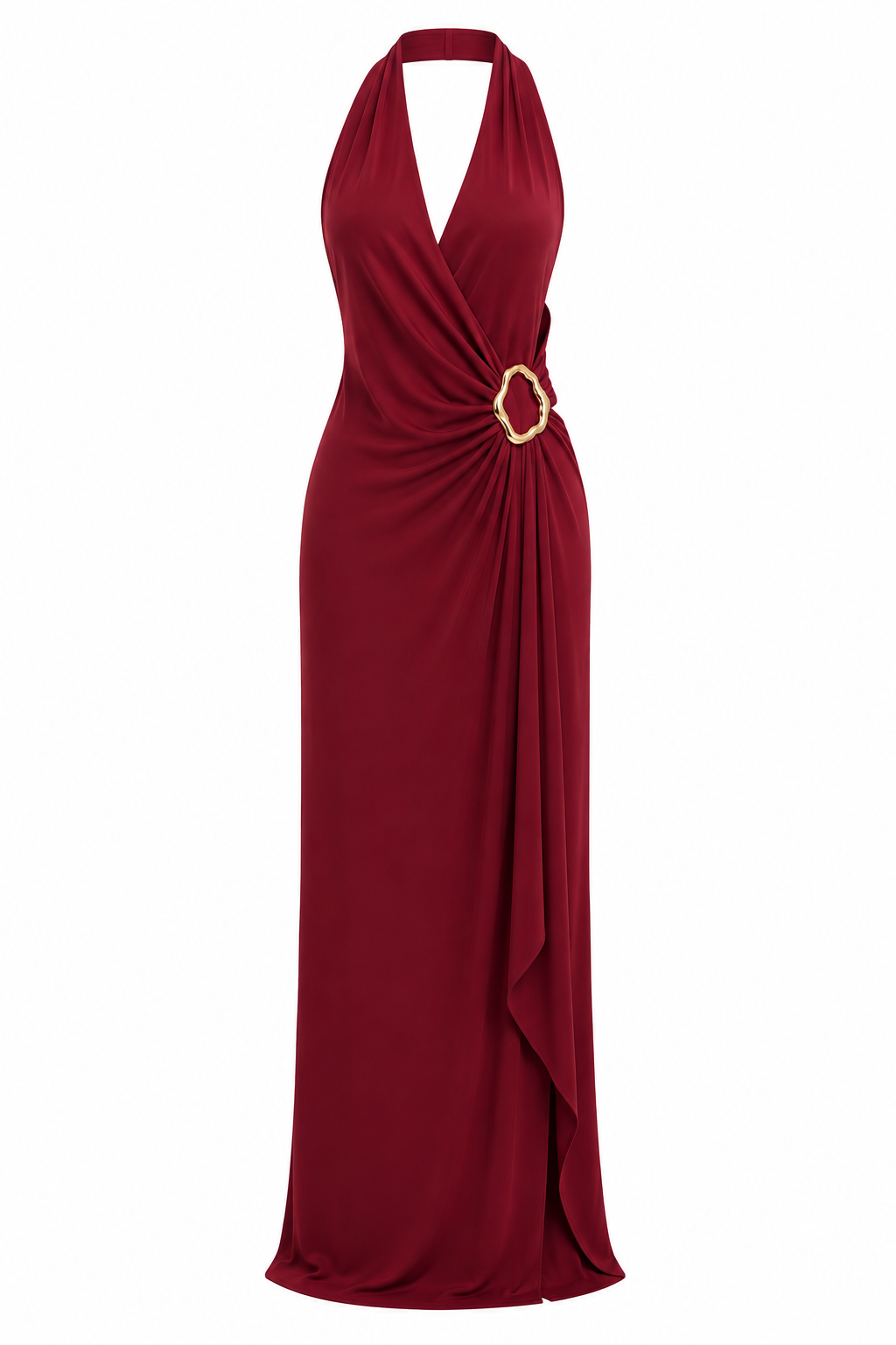 Vestido Fiesta Nina Burdeo